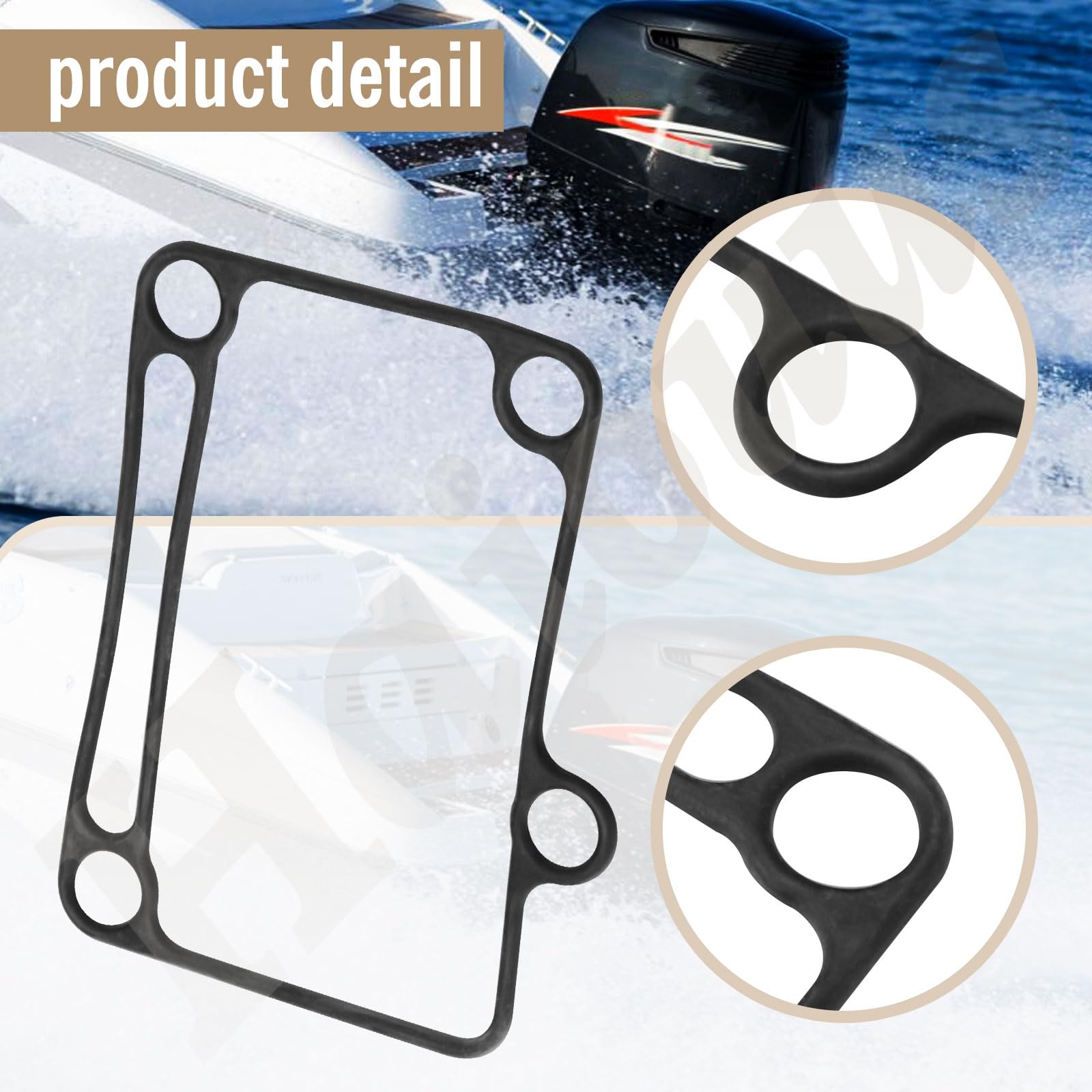 Haiouus 335236 Vapor Seal, Compatible With Johnson Evinrude 0335236 - For With Many 90-175 Hp Evinrude And Johnson Outboard Models From The 1990S, 2000, And 2001