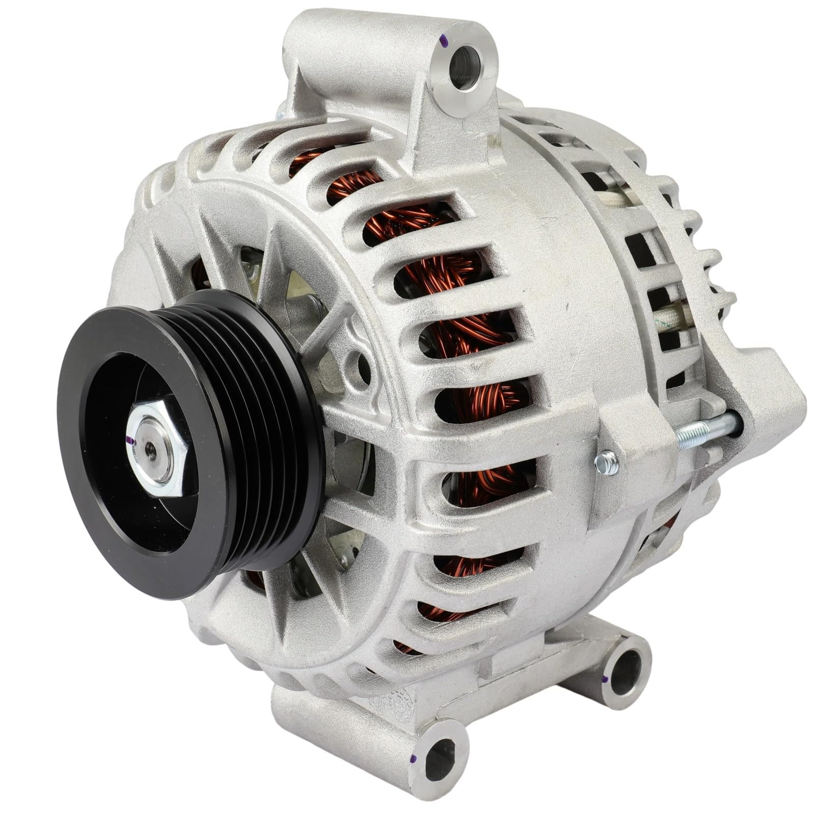 SCITOO Alternator Fits for Ford for Windstar 3.8L 1999-2003 12V 135Amp CW S6 Pulley Class High Output Alternator XF2U10300BC 825