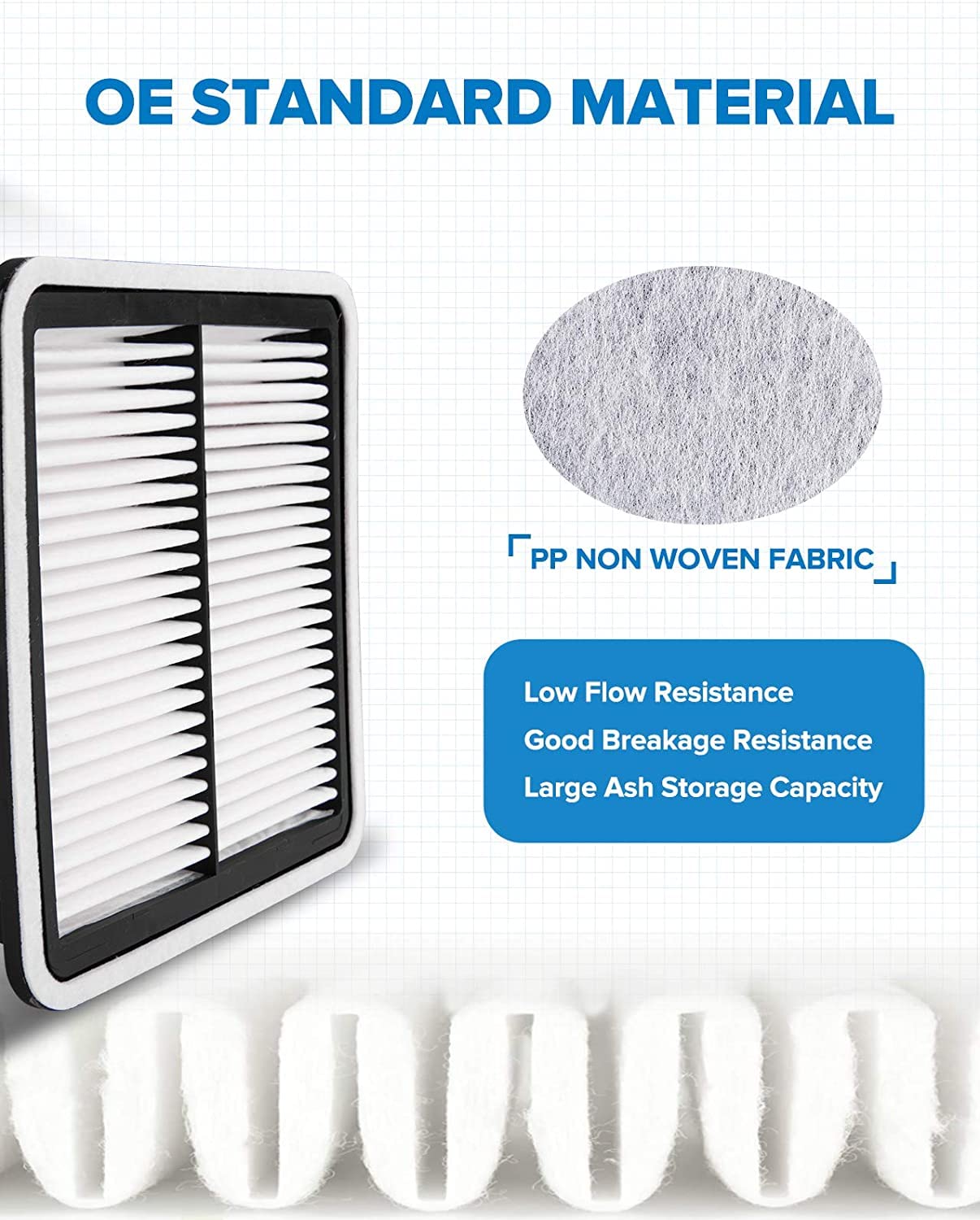 Philtop Engine Air Filter Ca9997 Replacement For Subaru Impreza (2008-2016), Legacy (2005-2019), Outback (2005-2019), Wrx (2015-2018), Forester (2009-2018), Tribeca (2008-2014)