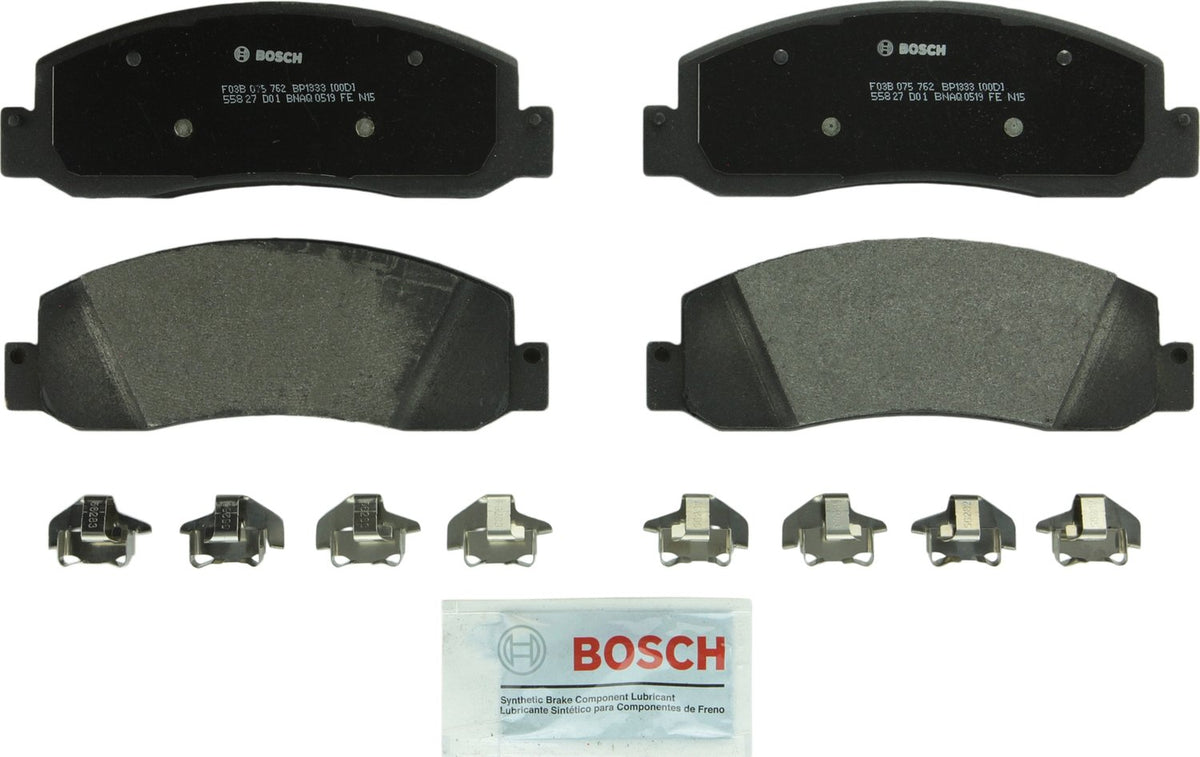 BOSCH BP1333 QuietCast Premium Semi-Metallic Disc Brake Pad Set - Compatible with Select Ford F-250 Super Duty, F-350 Super Duty