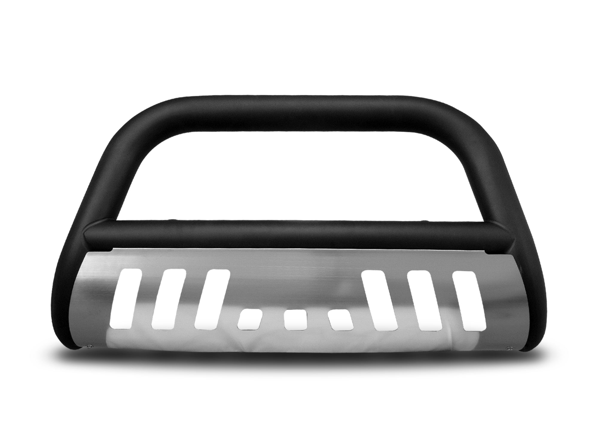 Armordillo 2006-2008 Lincoln Mark Lt Classic Bull Bar - Matte Black W/Aluminum Skid Plate