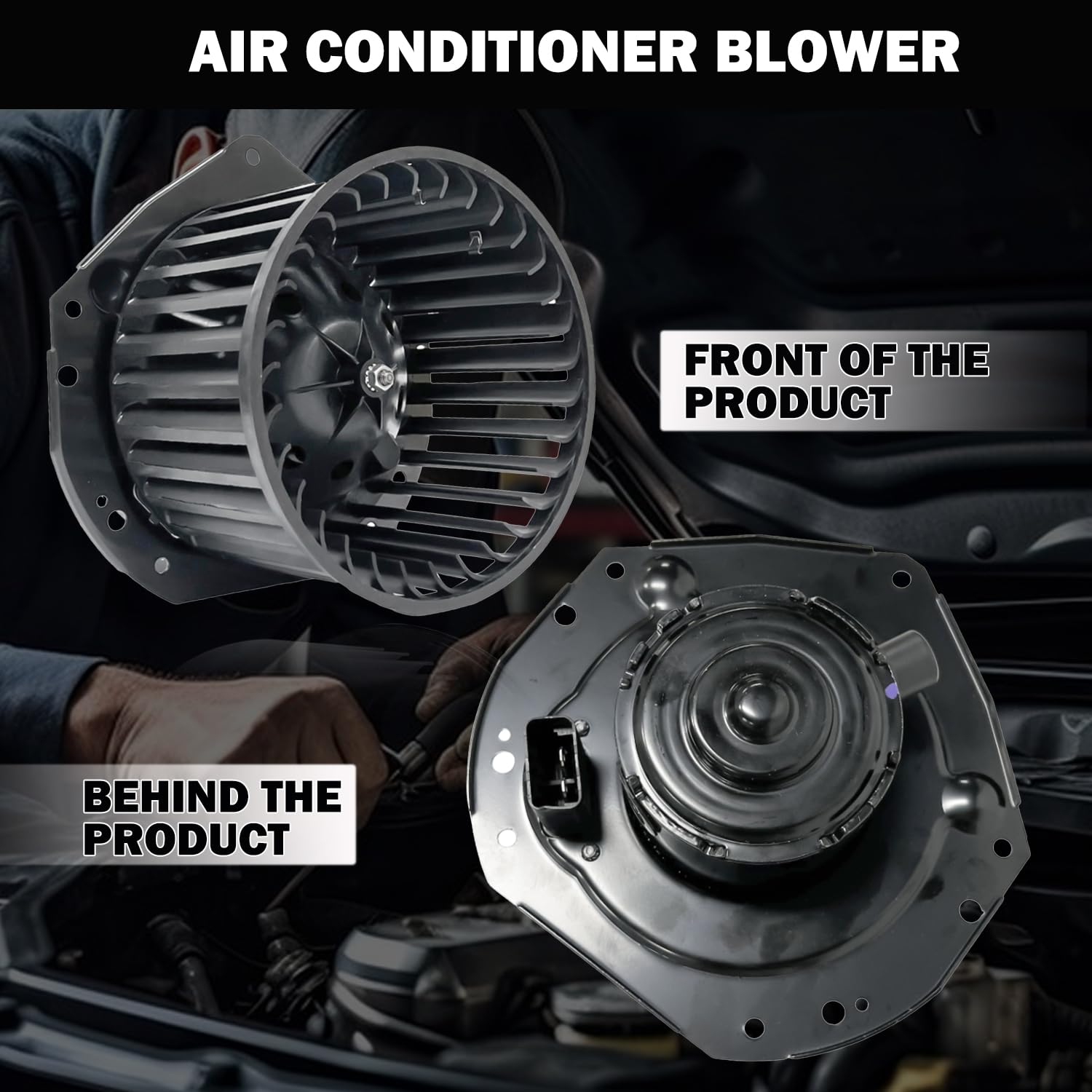 Aspligo 700092 Front Ac Heater Blower Motor Fan Fit For Chevrolet Astro 1996-2005, For Chevy Blazer 1995-2002, S10 Pickup 1994-2