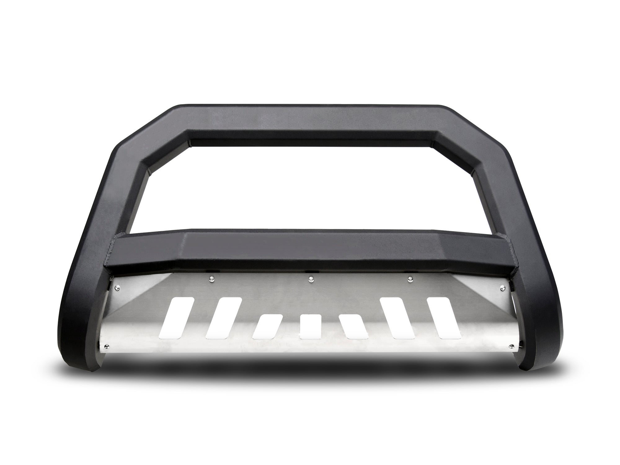 Armordillo 2000-2006 Chevy Suburban 1500 Ar Series Bull Bar - Matte Black W/Aluminum Skid Plate