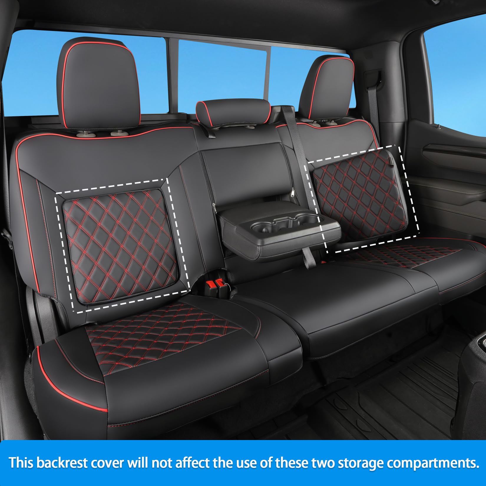 Tandi Fit For Silverado & Gmc Sierra Seat Covers With Faux Leather For 2019 2020 2021 2022 2023 2024 2025 Chevy Silverado & Gmc