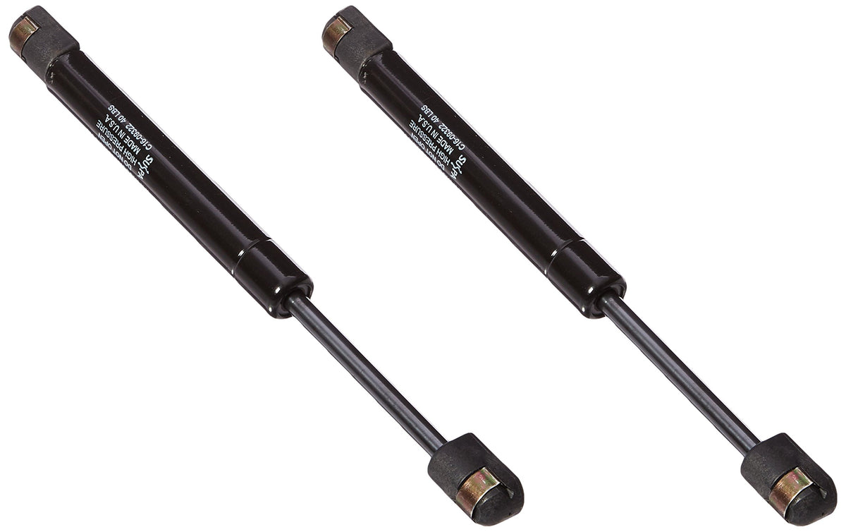 Suspa C16-09322 C1609322 10' Gas Prop, Quantity (2), Force 40 Lbs Per Prop, Force Per Set 80 Lbs, Camper Rear Window, Tonneau Cover Lift Supports, Window Lift Support, Struts, Made In Usa