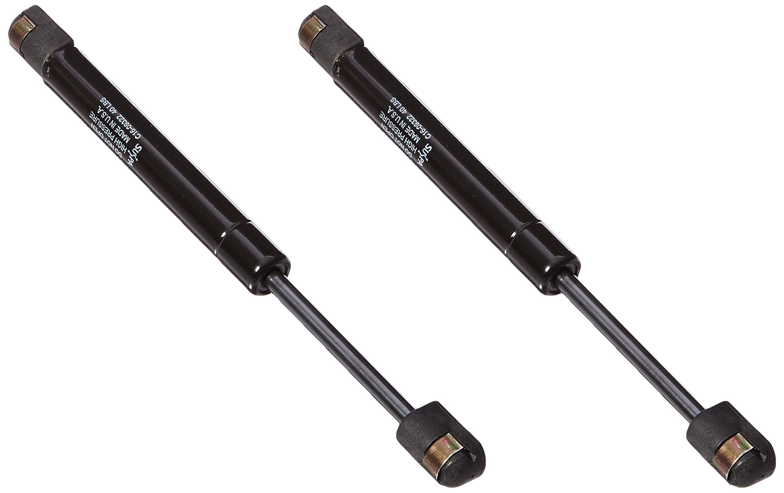 Suspa C16-09322 C1609322 10'' Gas Prop, Quantity (2), Force 40 Lbs Per Prop, Force Per Set 80 Lbs, Camper Rear Window, Tonneau C