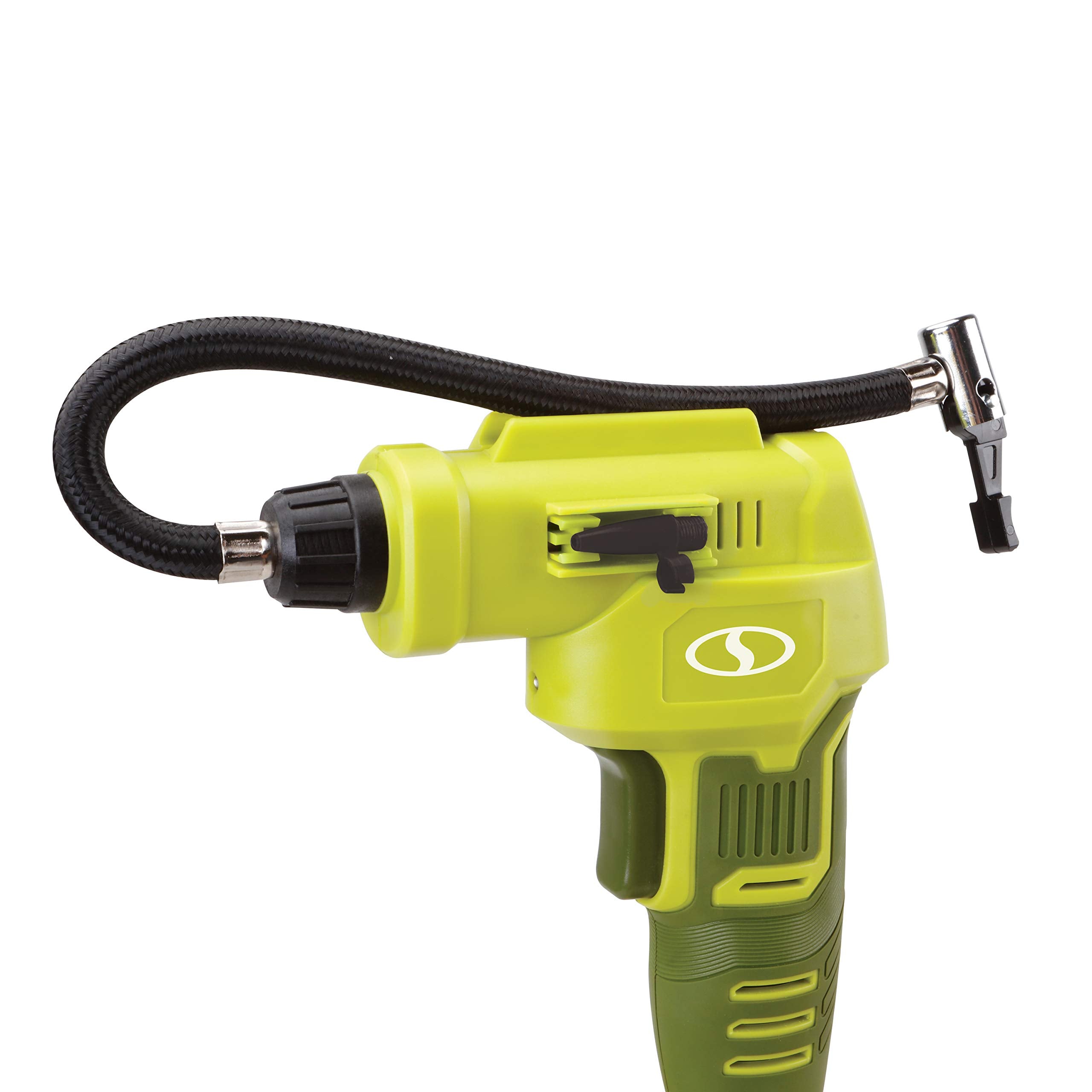 Sun Joe 24V-Ajc-Ajv-Lte 24V Ionmax High Volume Inflator & Portable Air Compressor Kit, W/ 2.0-Ah Battery + Charger, Storage Bag,