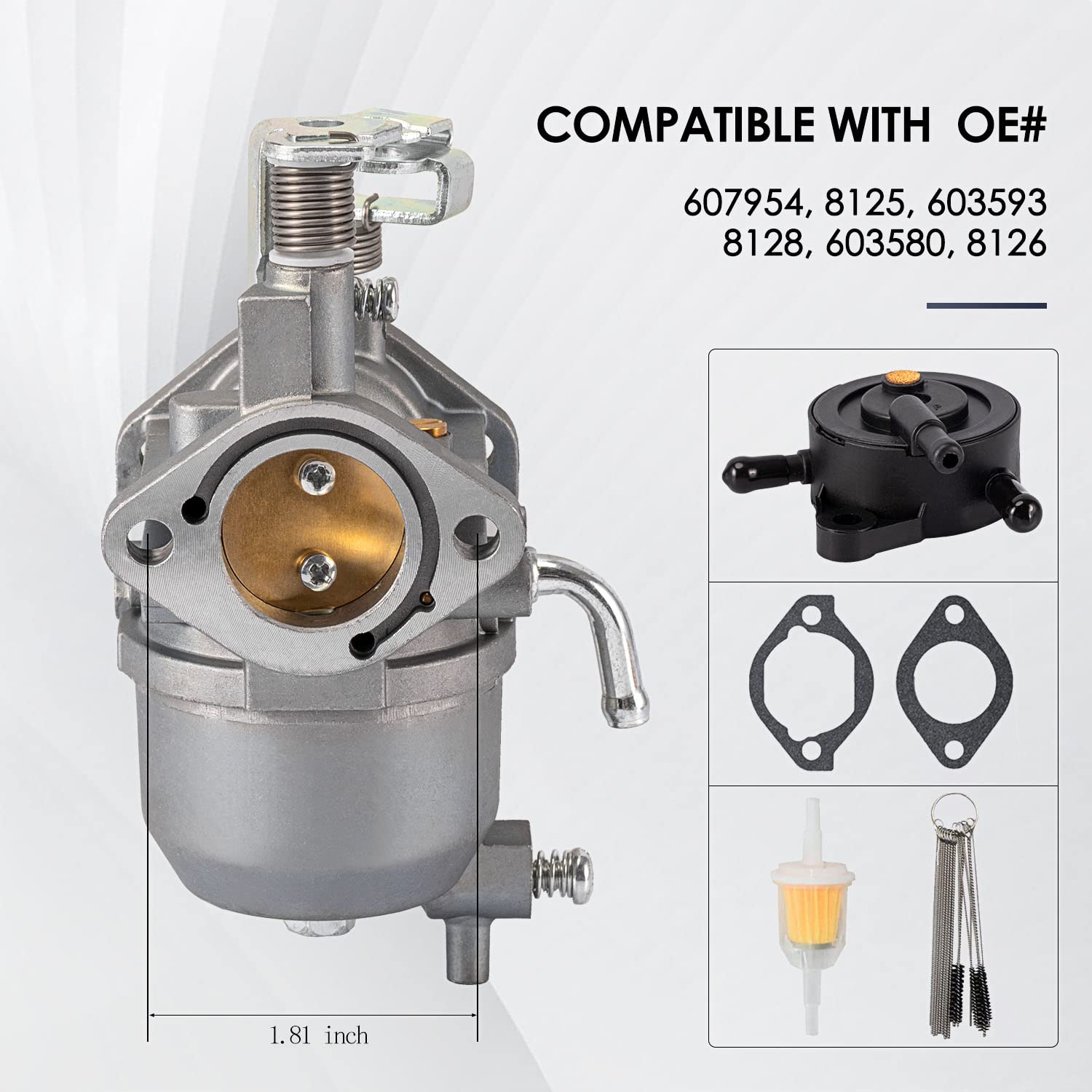 Carburetor For Kawasaki Engine Ezgo Rxv, 2010-2015 Txt,2010-2014 Valor St 400 Mpt 800 Refresher 1200 Cushman 280 Commander 2200 Bellhop, Carb For 13Hp Fj400D Engine Motor Golf Cart