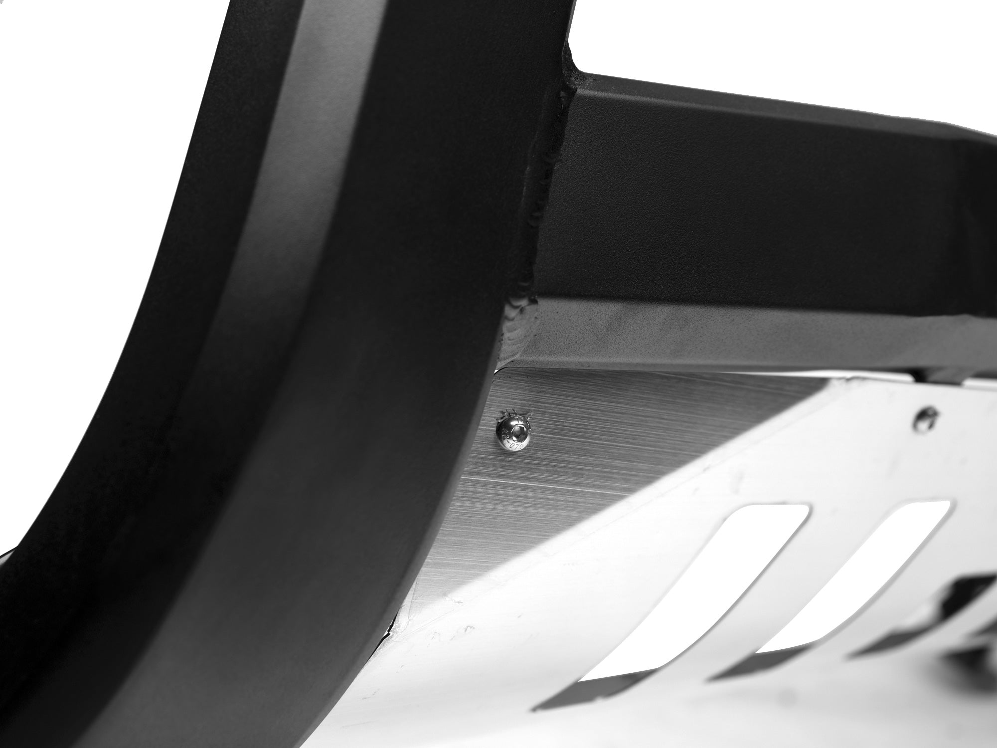 Armordillo 1999-2004 Nissan Pathfinder Ar Series Bull Bar W/Led - Matte Black W/Aluminum Skid Plate