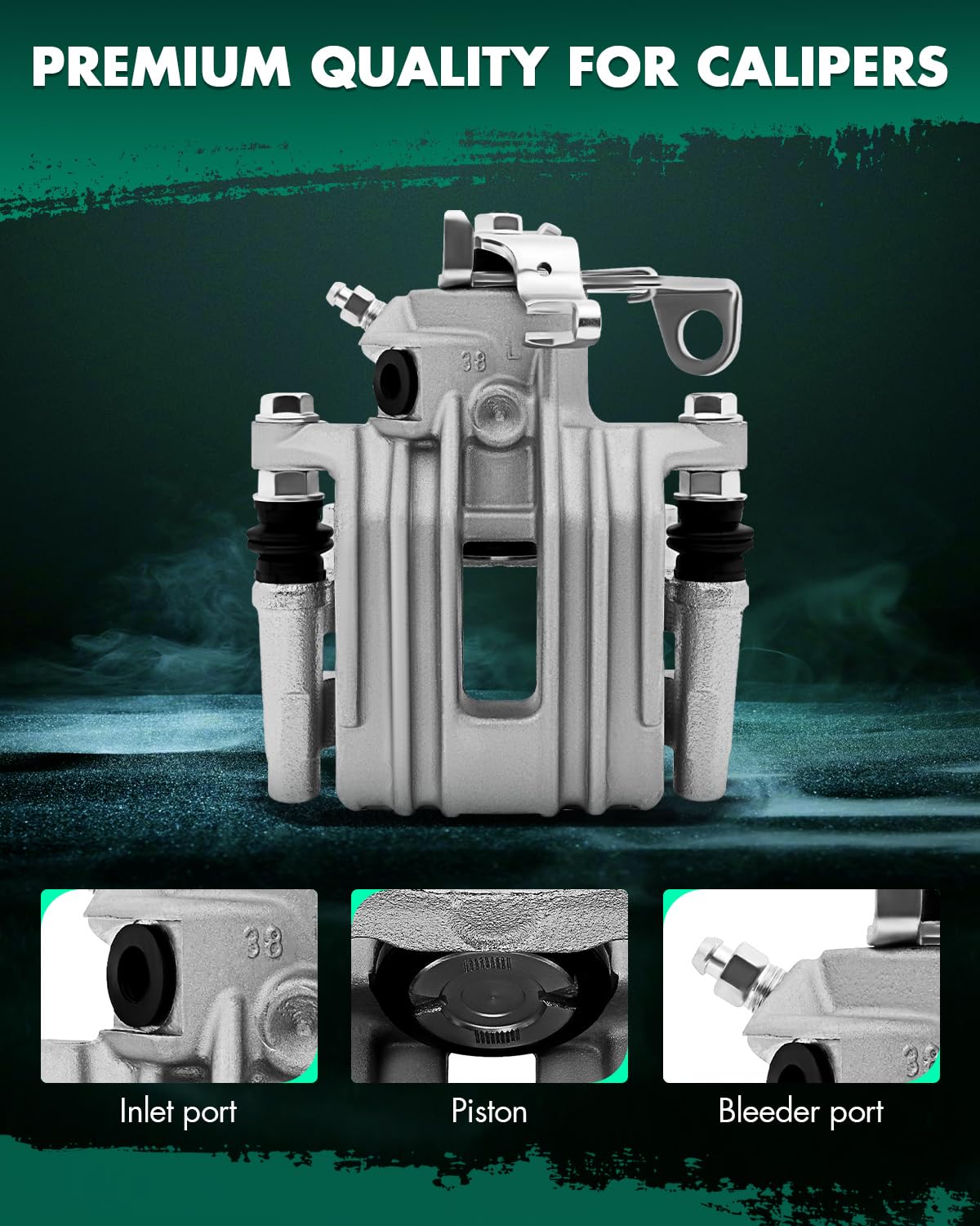 Scitoo 19B2571 19B2570 Rear Left & Right Disc Brake Calipers Assembly W/Bracket For Audi For Tt 2000,For Volkswagen For Beetle 1