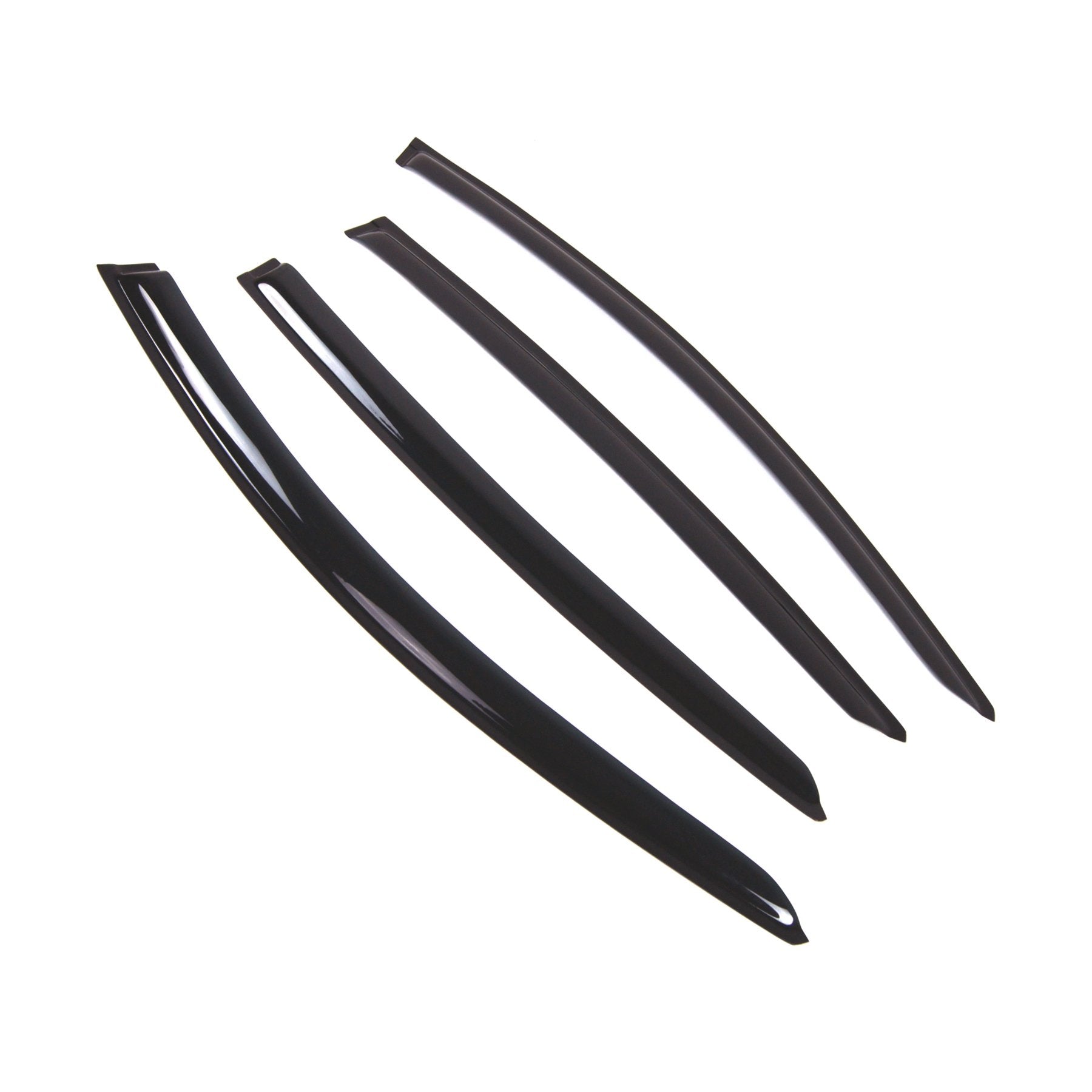 Car Window Rain Guard | Outside Mount Visors Auto Side Window Deflectors | Windows Visor Rain Shields Compatible With 2017-2018