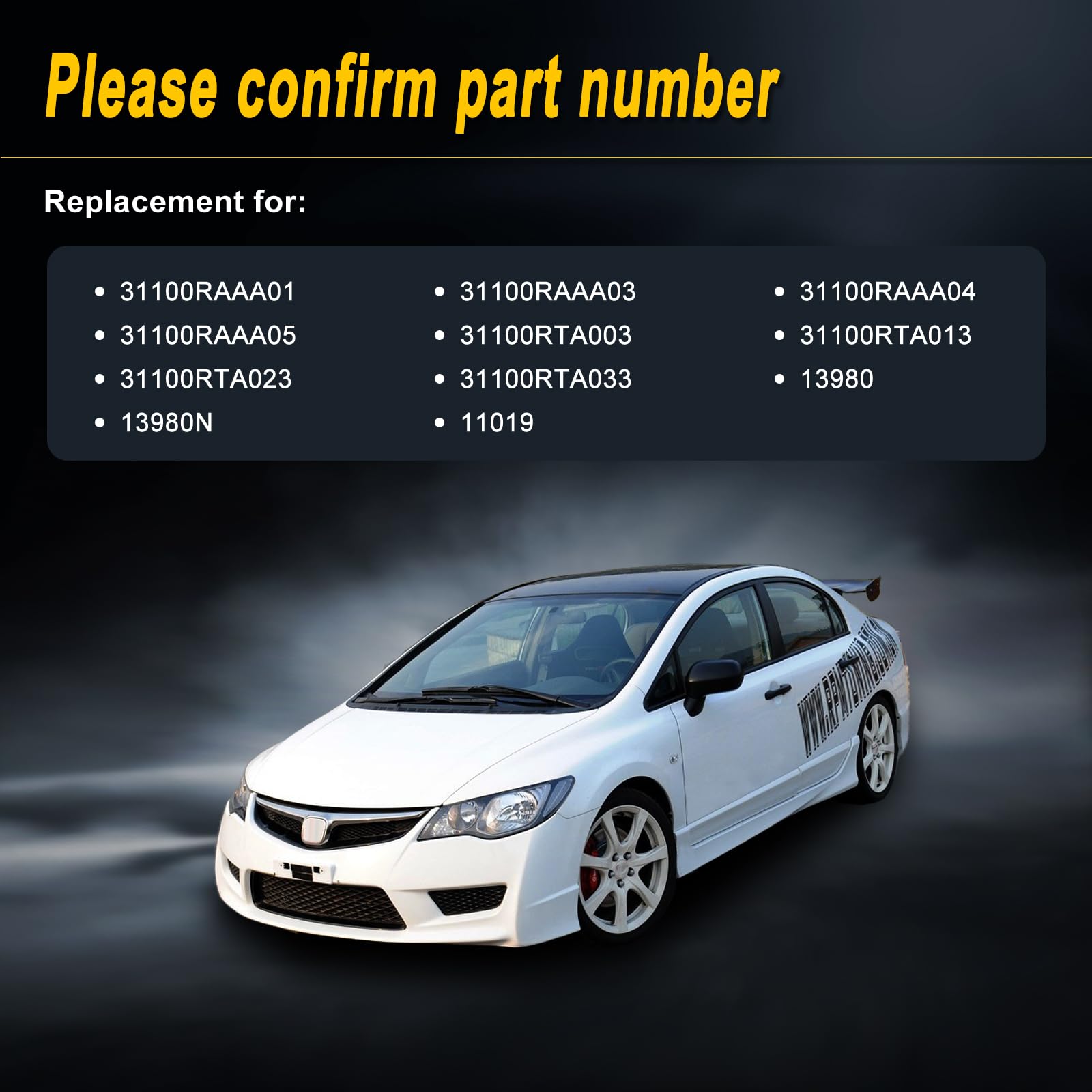 L-SIJIN-L Alternator Compatible with 06-11 CSX Ciciv 07-11 CR-V 04-08 TSX 2003-2007 Accord 2003-2011 Element 2.0L 2.4L Replace f