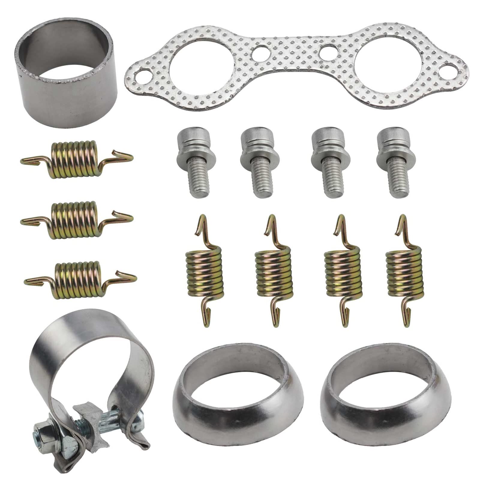 Exhaust Pipe Manifold Gasket Spring Rebuild Kit Replacement For Polaris Ranger Rzr 800 Efi 2008-2010 Sportsman Ranger 700 800 90
