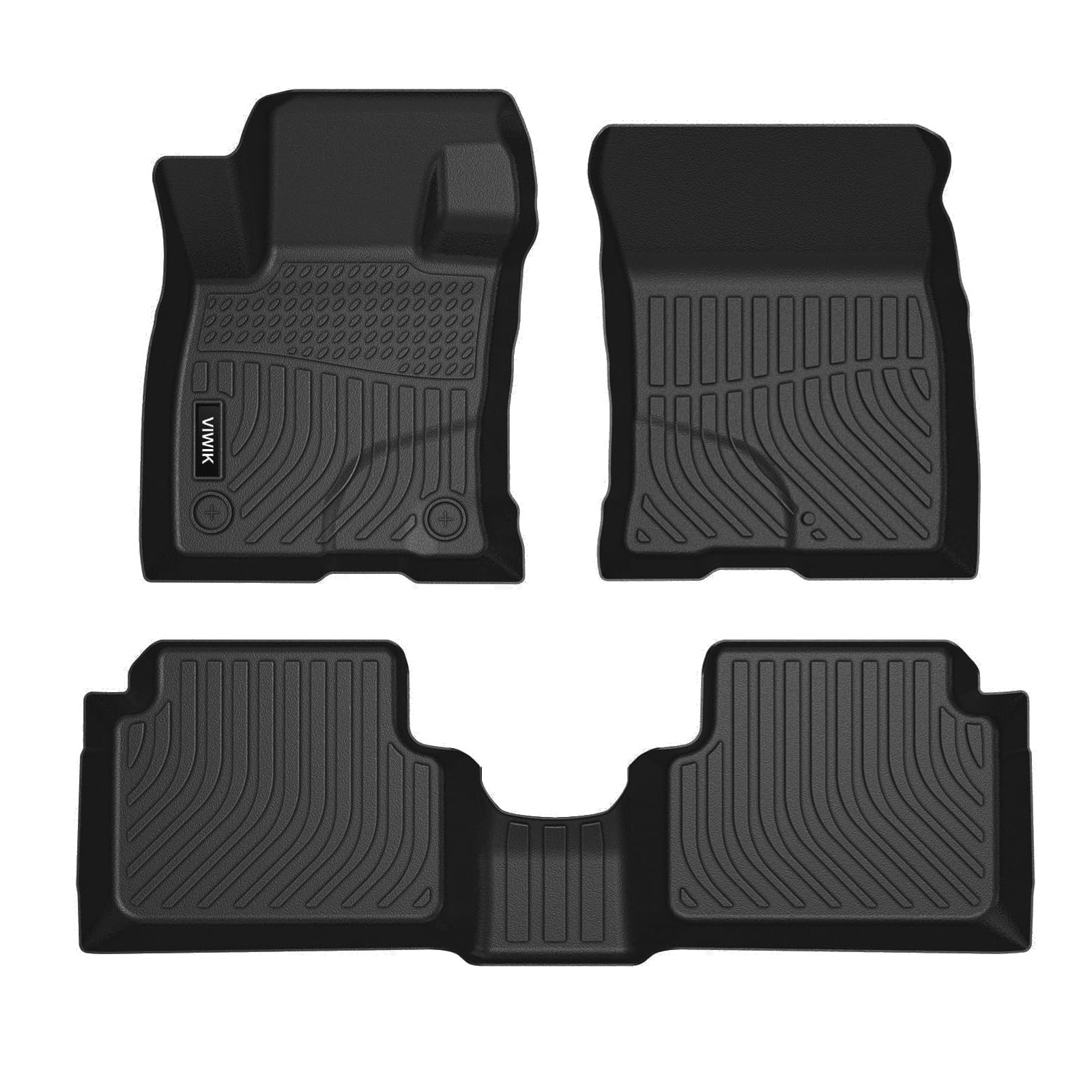 Viwik Floor Mats For Ford Maverick Fuel 2024-2022, Anti Slip 3D Floor Liners, Tpe Waterproof Car Mats, Custom Fit All Weather Pr