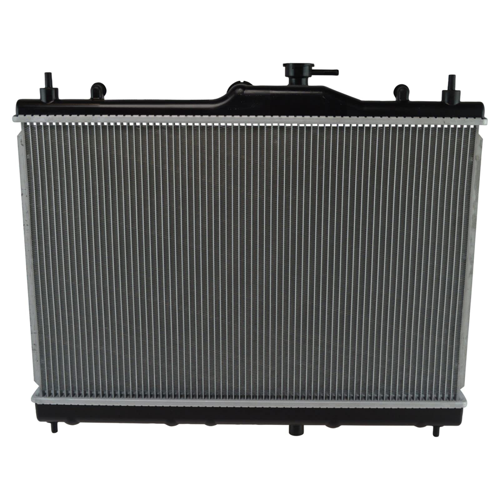 Trq Radiator Assembly Aluminum Core Compatible With 09-14 Nissan Cube 07-12 Versa Cu2981 Ni3010212