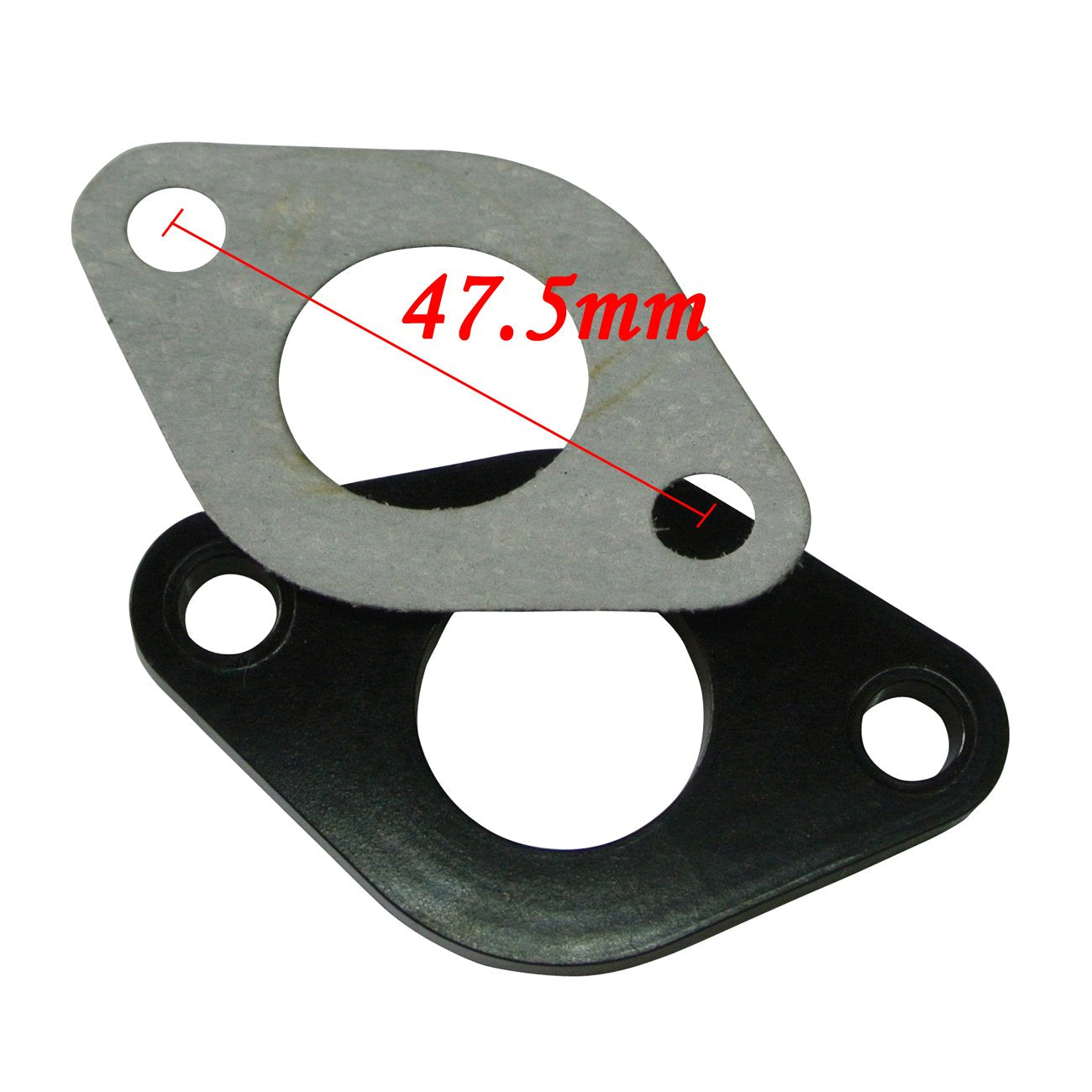 JRL 26mm Carburetor Intake Manifold Gasket for ATV Quad Kazuma Roketa Yerfdog Taotao 50cc 90cc 110cc 125cc Dirt Bike Quad ATV Buggy