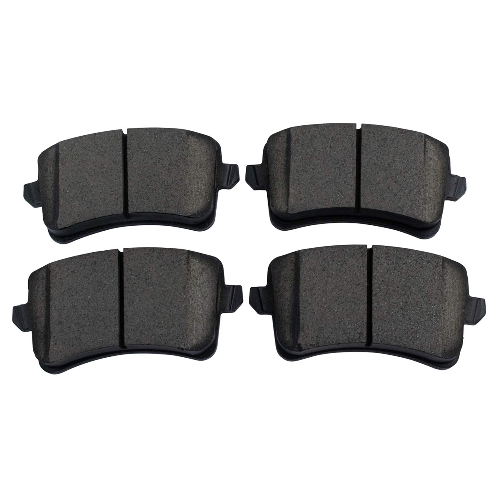 TRQ Rear Brake Pads Ceramic Compatible with 2009-2016 Audi A4 A4 Quattro 2010-2014 A5 2008-2017 A5 Quattro 2013-2016 allroad 200