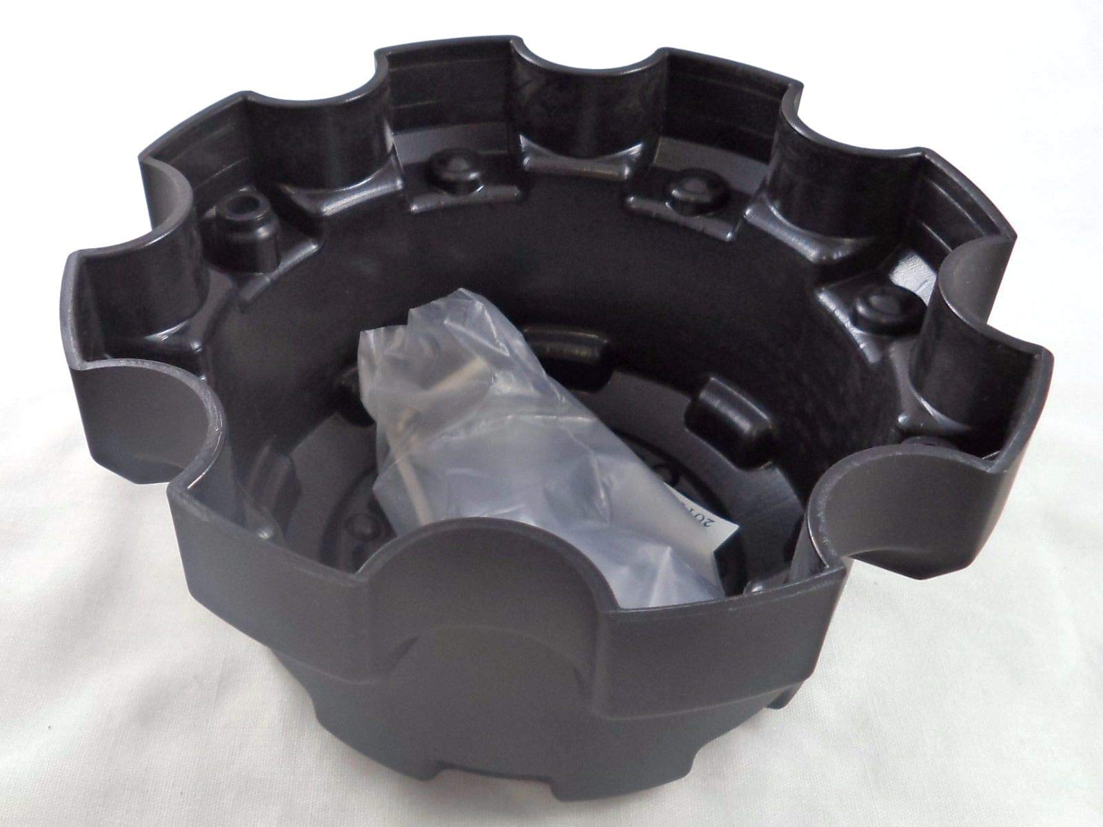 Ultra Motorsports 8 Lug Matte Black Wheel Center Cap Set of 4 Pn: 89-9880B