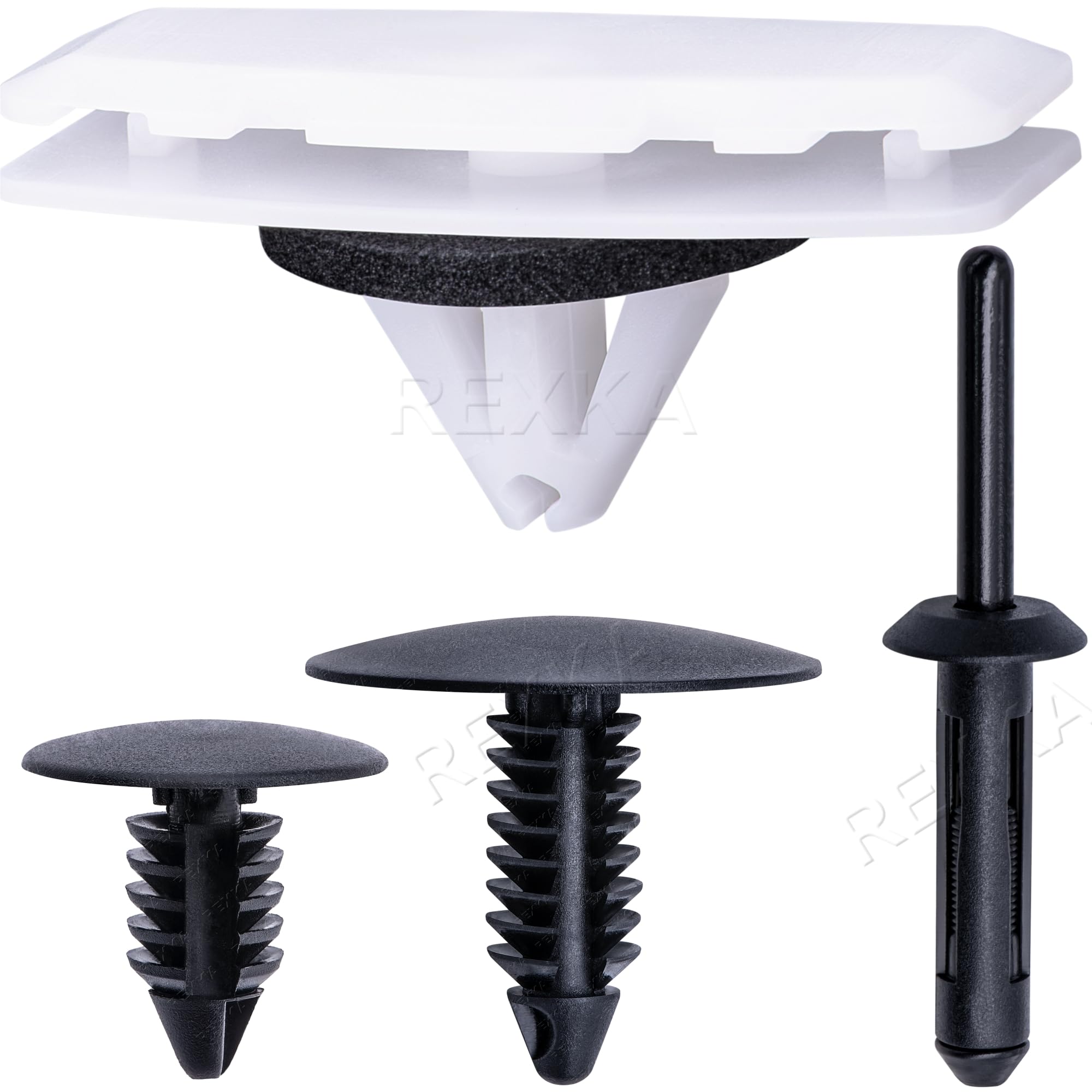 Rexka 60Pcs Fender Flare Hardware Kits For Jeep Wrangler Jl 2018-2024 Jeep Gladiator 2020-2023 Jt Ram 1500 68526185Aa 6506007Aa