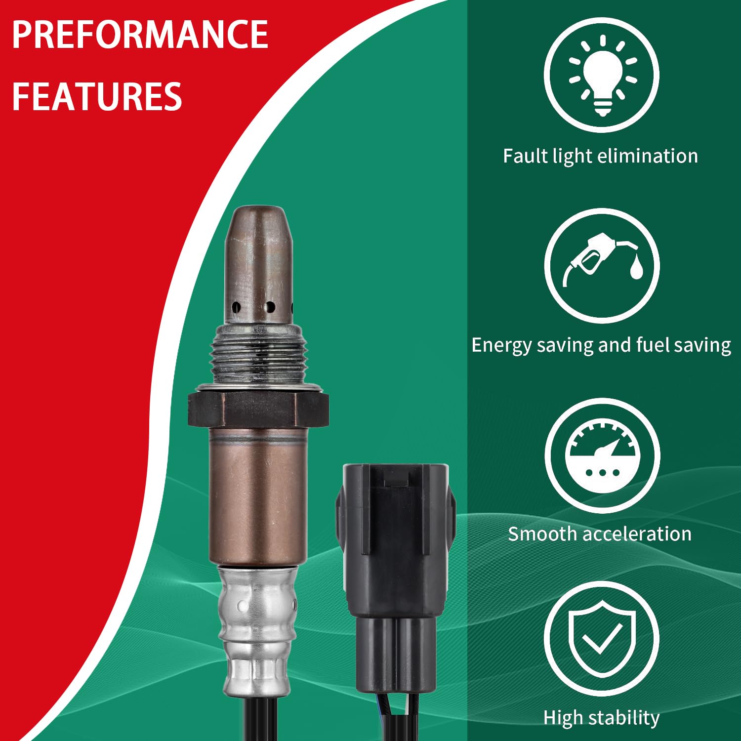 Necatuo 89467-52070 Upstream Oem Oxygen Sensor O2 Sensor Compatible With 2009-2012 Yaris Auris Corolla 2005-2013 Lexus Is Ii Rep