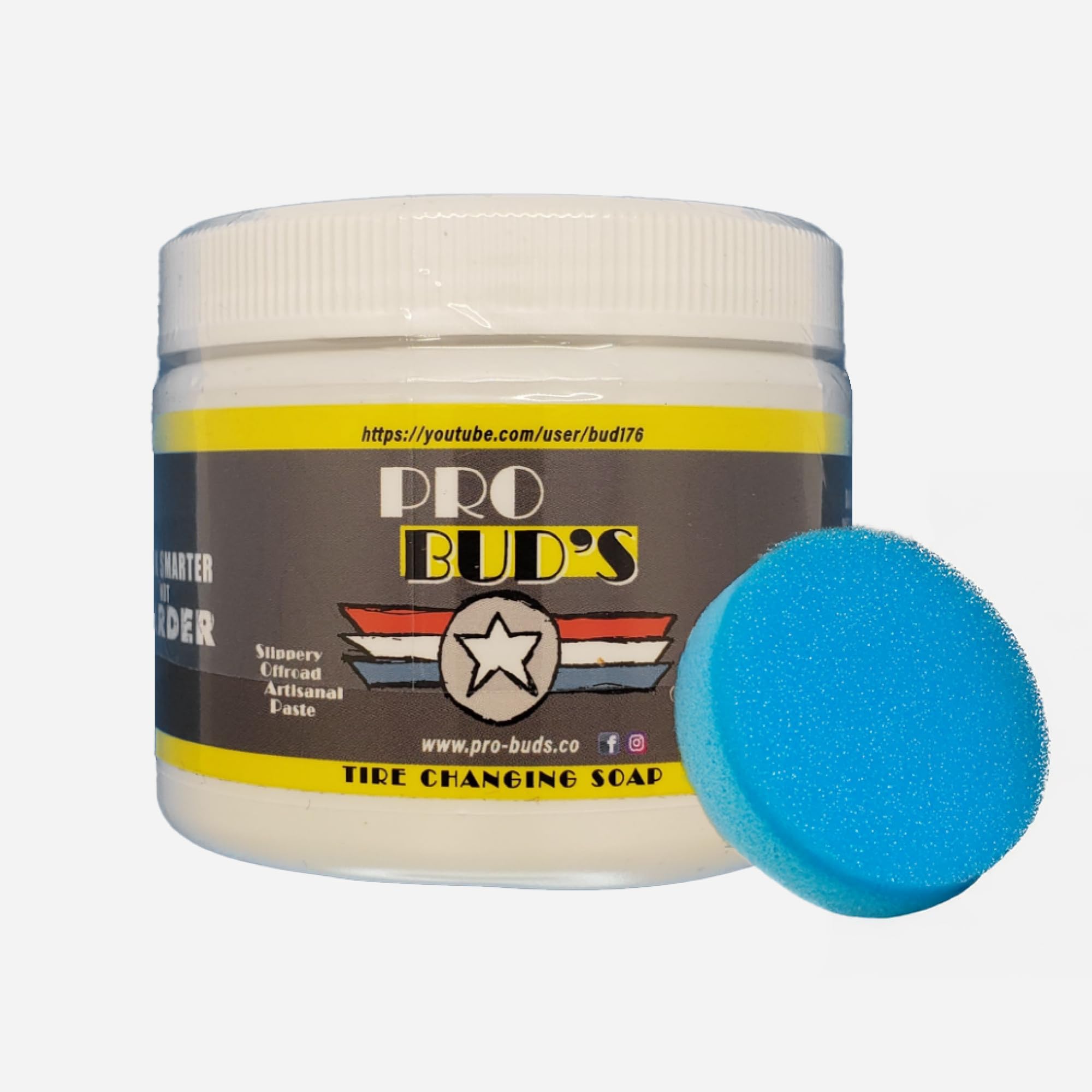 Pro Bud's Tire Mounting Paste - Peerless Lubrication Tire Mounting Lube for Quick Changing and a Secure Fit - Slip-Resistant - 4