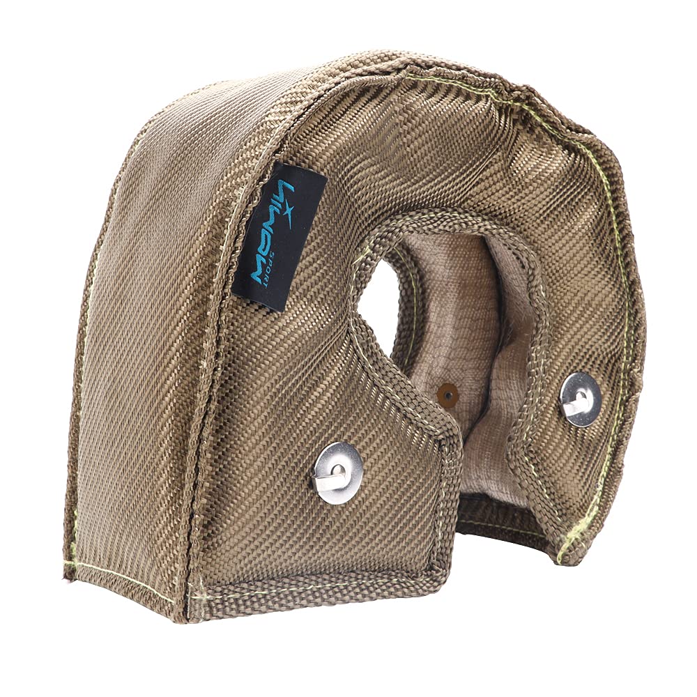 Hiwowsport Fireshield T4 Titanium Turbo Blanket T4 Cover Turbocharger Heat Shield Cover Fastener Springs For T4