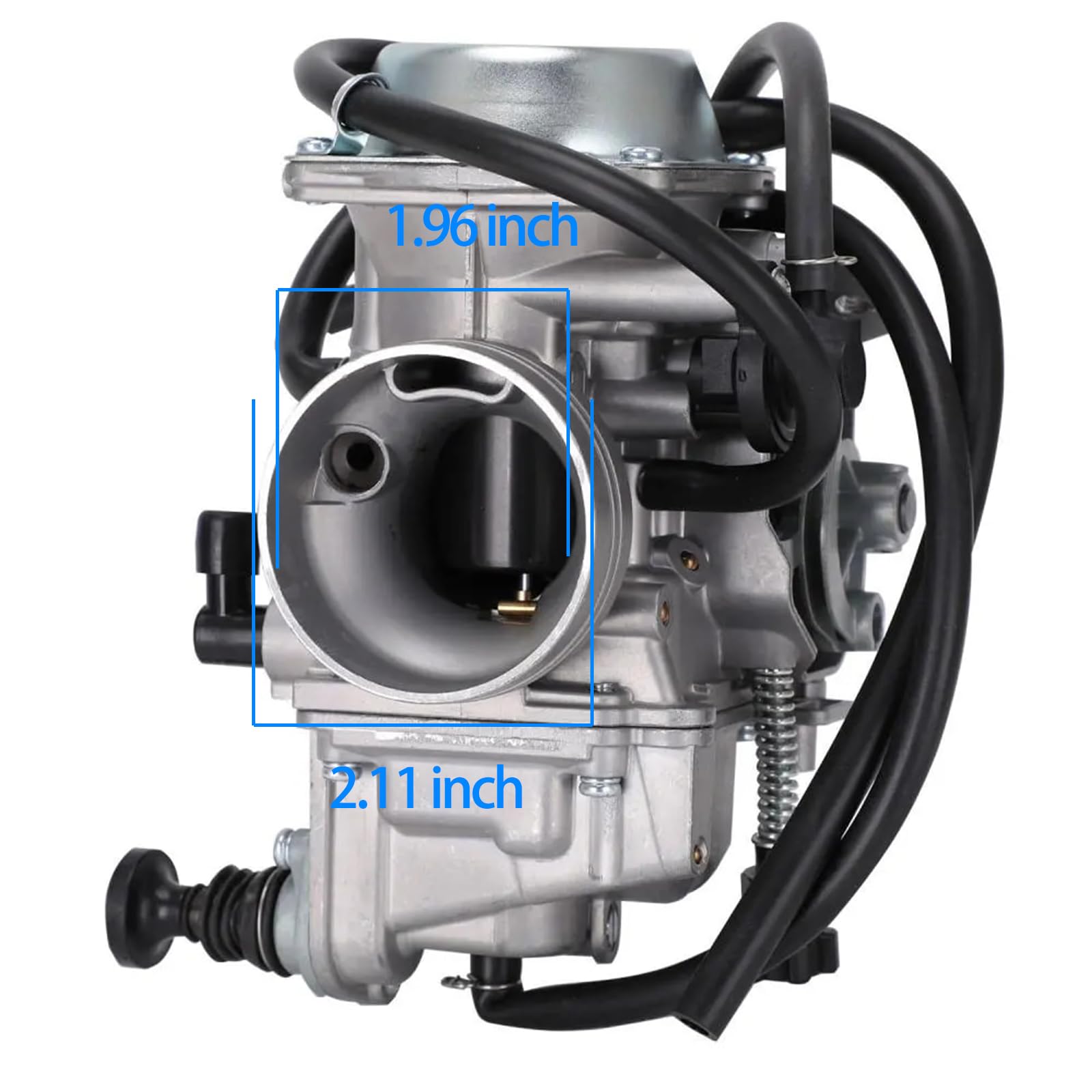 mtrparts TRX350 Carburetor for Honda Rancher 350 & TRX450 2000-2006 - 4 Stroke Air Filter Kit