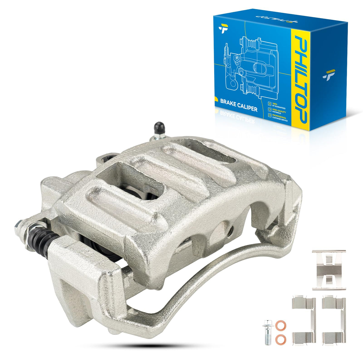 Philtop Brake Caliper Front Right Compatible With 1999-2003 F150, 2004 F150 Heritage, 2002 Blackwood, Brake Calipers Set