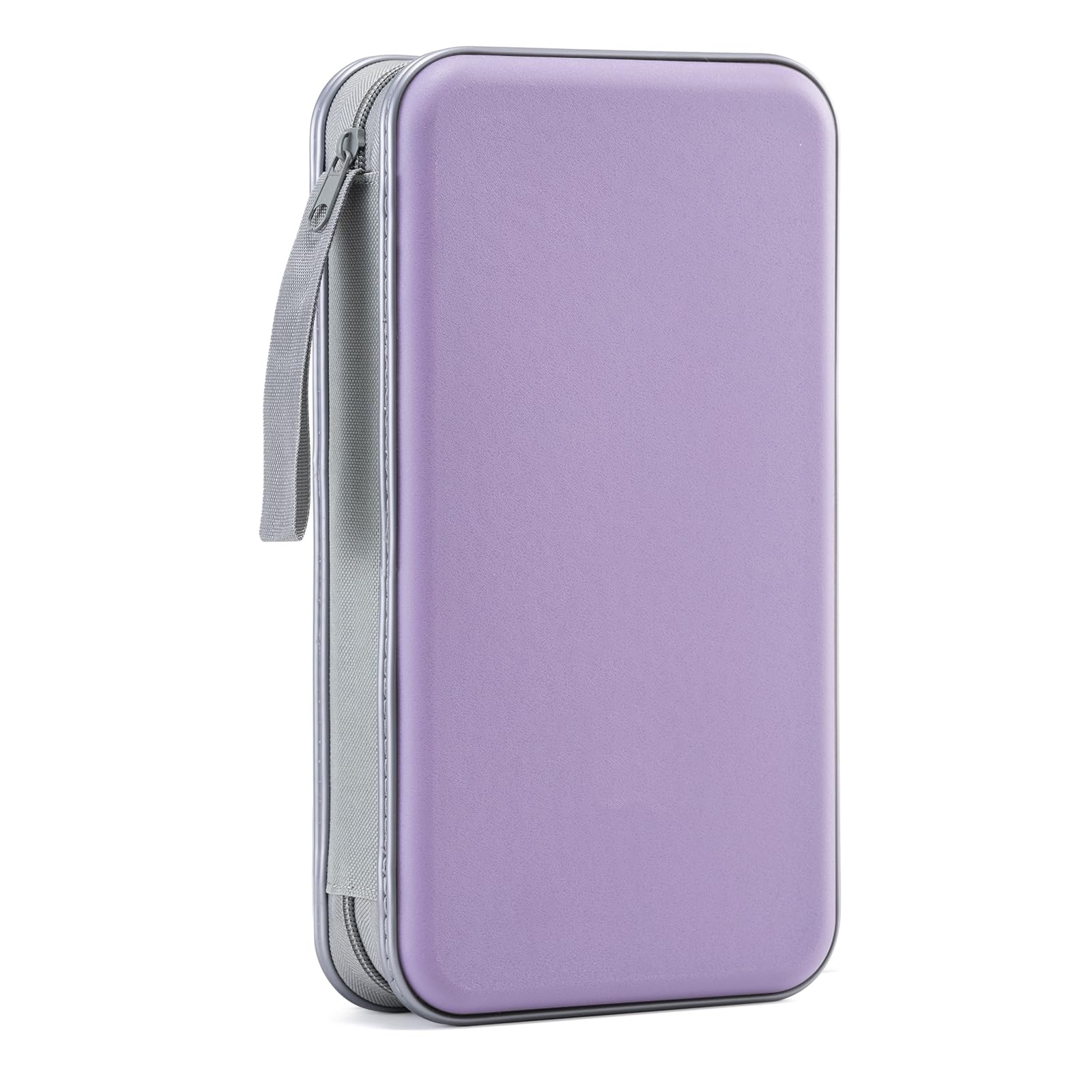 Liovode Dvd Case, 96 Capacity Cd Case Portable Cd Case Holder Storage Hard Plastic Dvd Cd Wallet Holder Organizer For Car (Laven