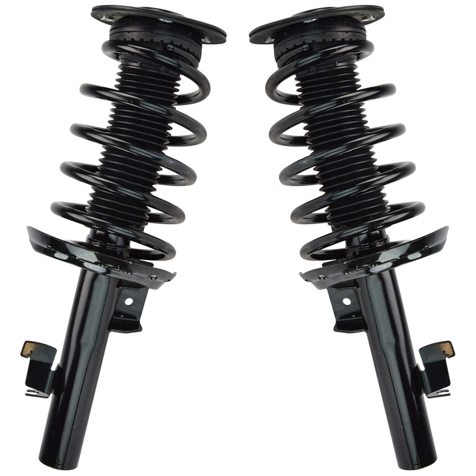Trq Front Strut & Coil Spring Assembly Set Driver & Passenger Sides Compatible With 07-13 Volvo S80 08-10 V70 08-13 Xc70