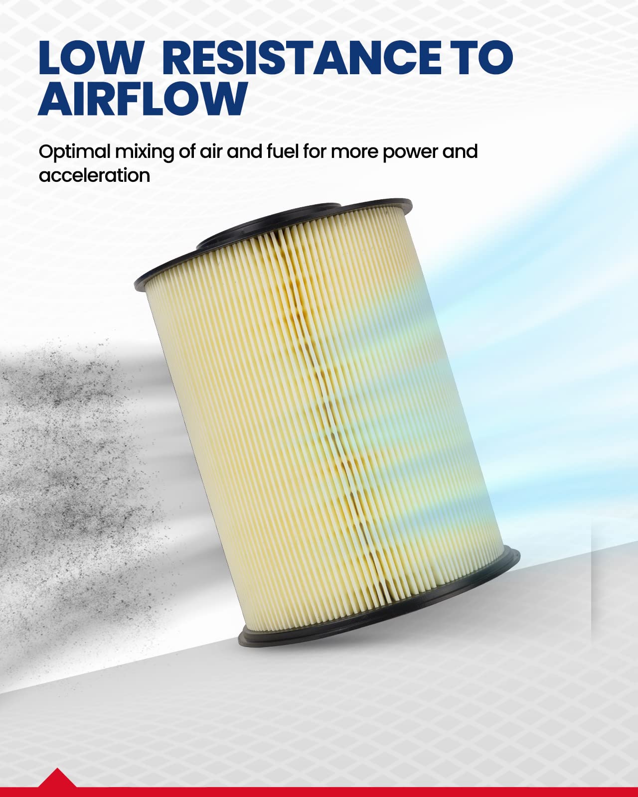 Kax Engine Air Filter, Ca11114 Replacement For Focus 2012-2018 Escape 2013-2019 Mkc 2015-2019 Transit Connect 2014-2016 Replce#F