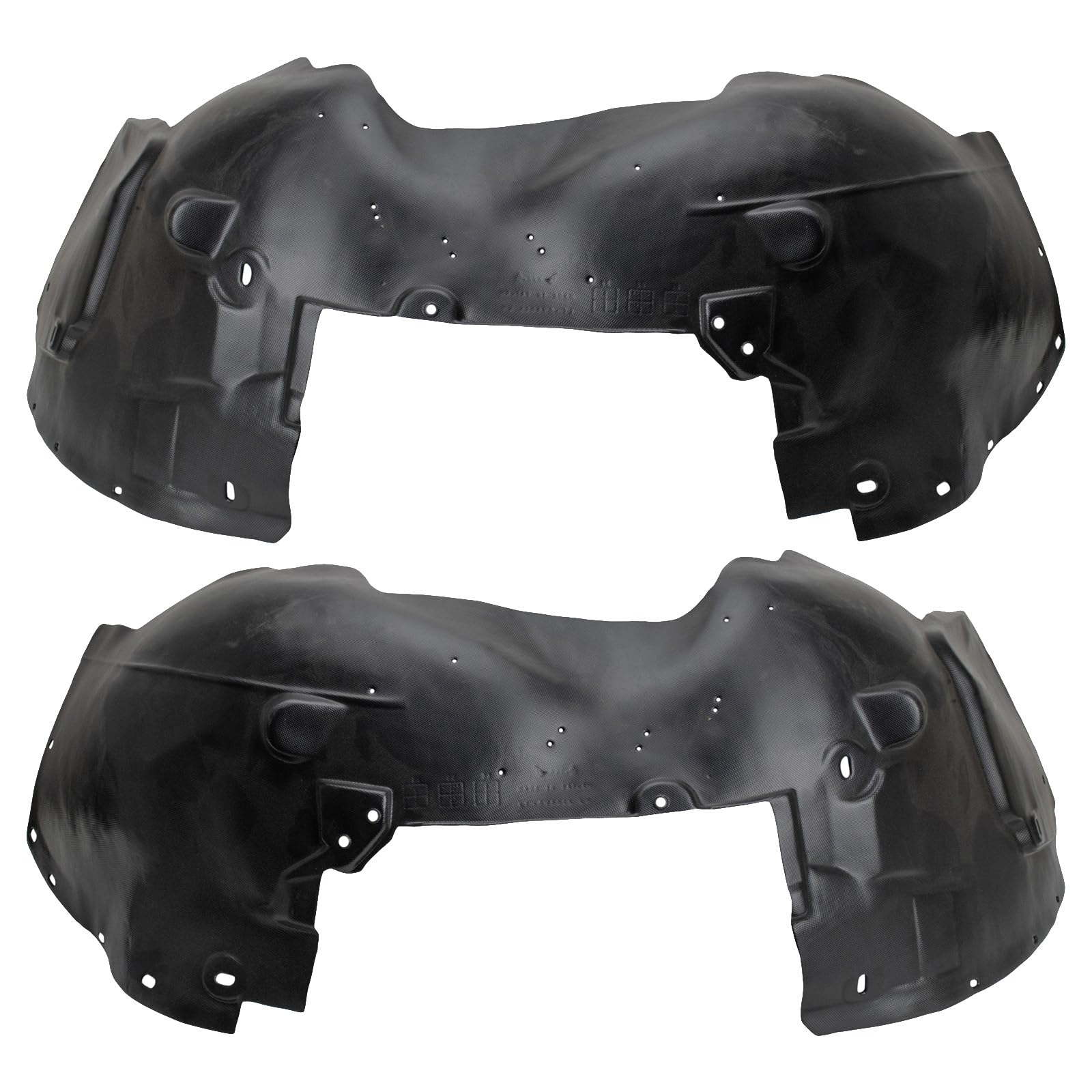 Trq Front Inner Fender Liner Set Compatible With 2007-2013 Chevrolet Avalanche 2007-2014 Suburban 1500 Suburban 2500 Tahoe Gm125