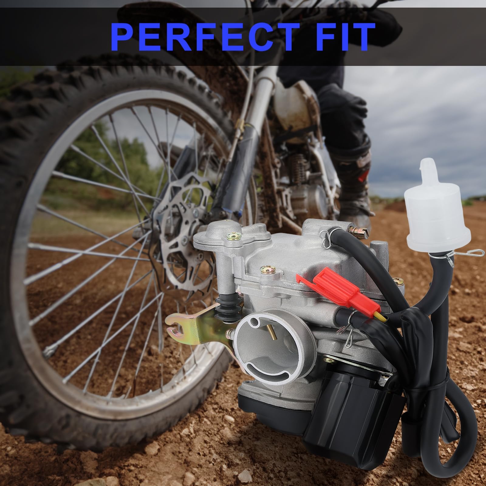 Wetenex Gy6 50Cc Carburetor For 49Cc 50 Cc 80Cc 139Qmb 4 Stroke Taotao Go Kart Moped Scooter 18Mm Carb