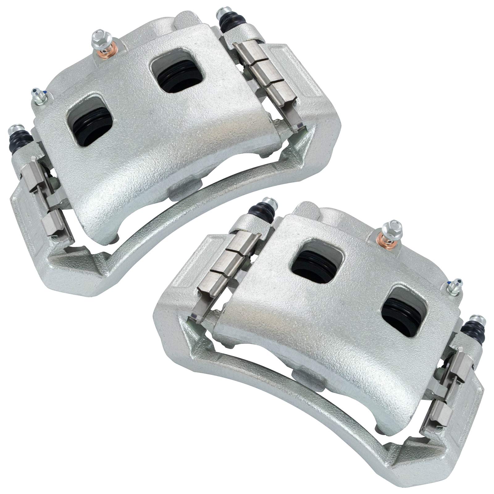 Trq Front Brake Caliper Set Compatible With 2004-2006 Dodge Durango 2002-2005 Ram 1500