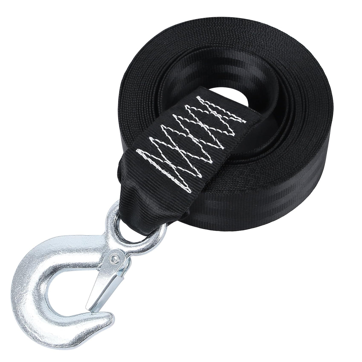 Boat Winch Strap With Hook 2'' X 20 Ft Winch Straps For Fishing Boat Trailer Winch Strap,10000 Lbs Boat Tow Strap For Towing Veh