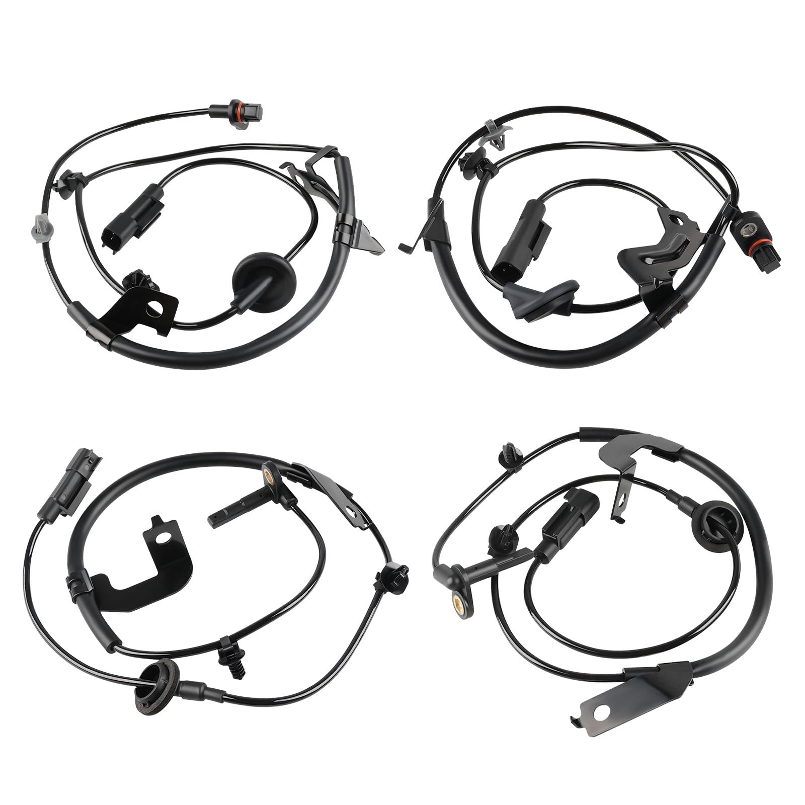 WMPHE 4 Pcs ABS Wheel Speed Sensor Compatible with Dodge Caliber 2007 2008 2009 2010 2011 2012, Jeep Compass Patriot 2007 to 201