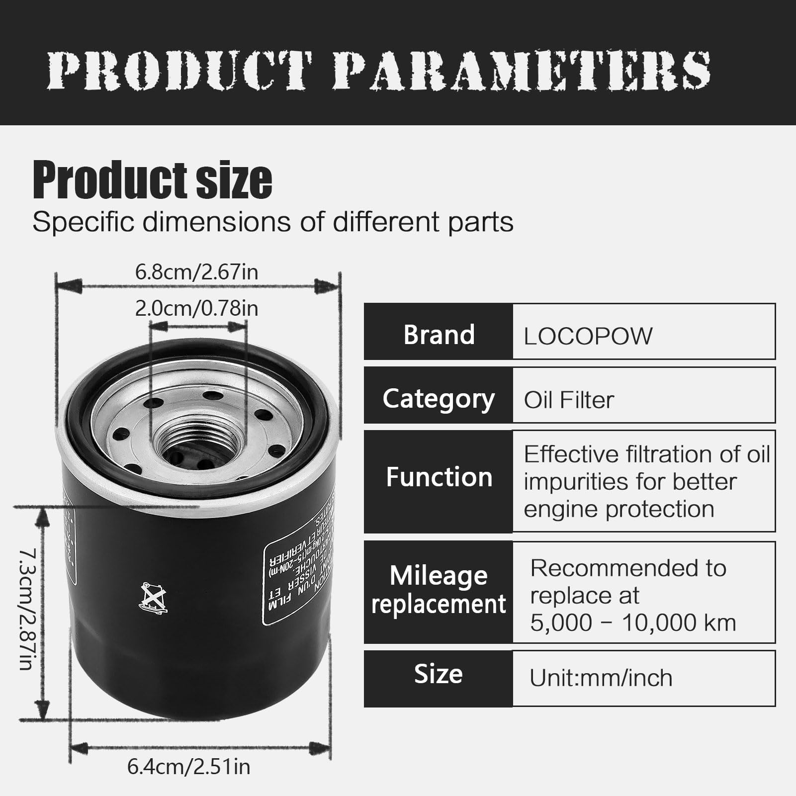Locopow 2520799 3084963 Oil Filter Part For Polaris Sportsman 500 400 450 335 570 Ranger Trail Boss Trailblazer 330 Scrambler 850 Xp 1000 Hawkeye 300 400 Magnum Xpedition 325 425 Xplorer 400 2521424