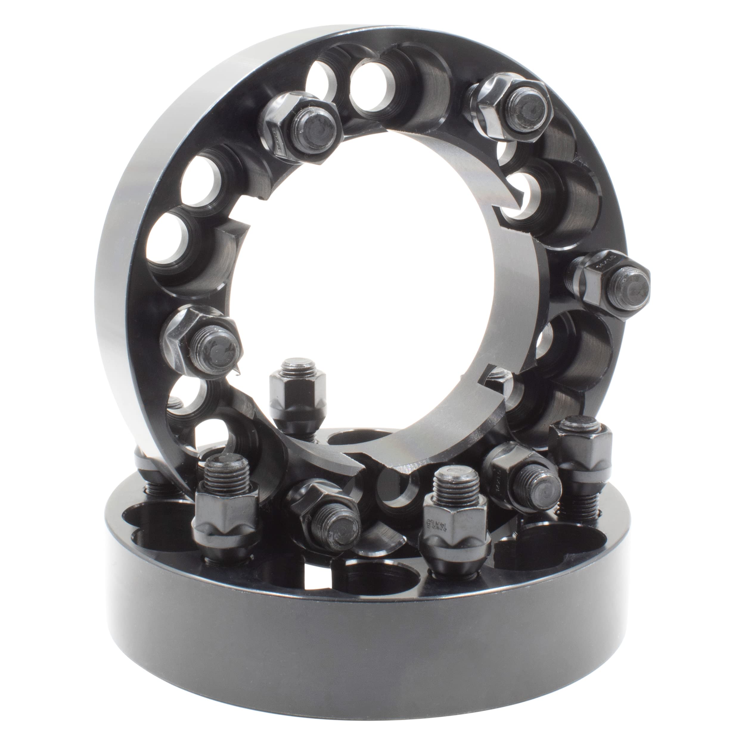 Wheel Accessories Parts 2 Pcs Multi Drill Wheel Spacer 6 On 5.50 And 6 On 135Mm 1.50'' Thick 14Mm 1.50 14X1.50 Thread Stud 108Mm