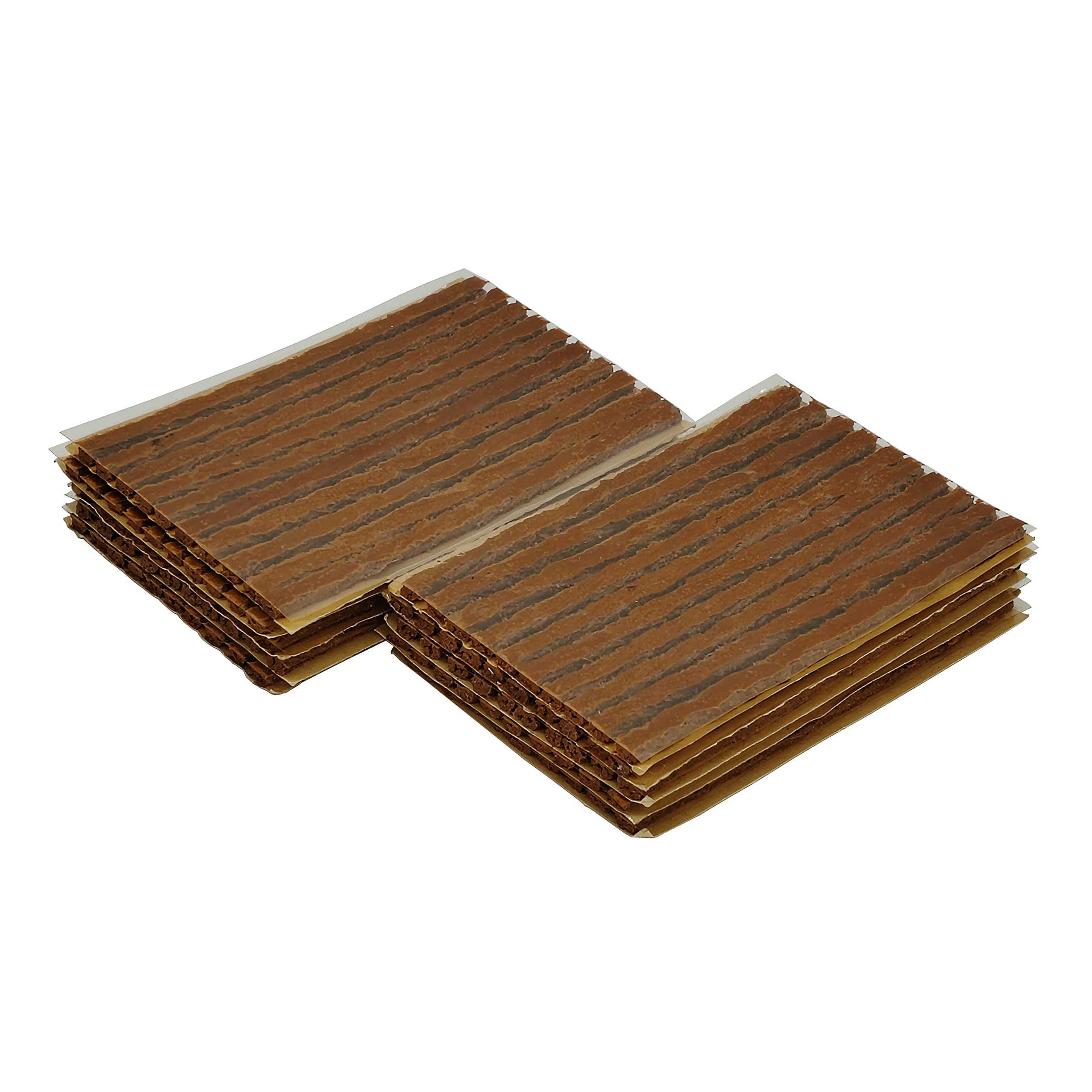 Zerint Ts-135C100 Tubeless Car Flat Tire Repair Plugs Tire Repair Strings Rubber Strips 1/8'' X 4'' Brown 100 Strips