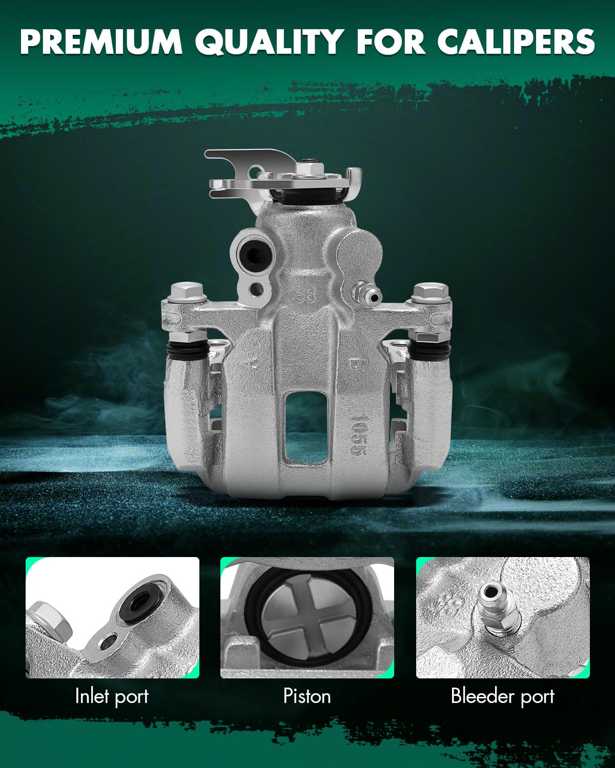 Scitoo Rear Right Brake Caliper With Bracket 19B3358 Compatible For Acura Tsx 2009-2014,For Honda For Accord 2008-2012