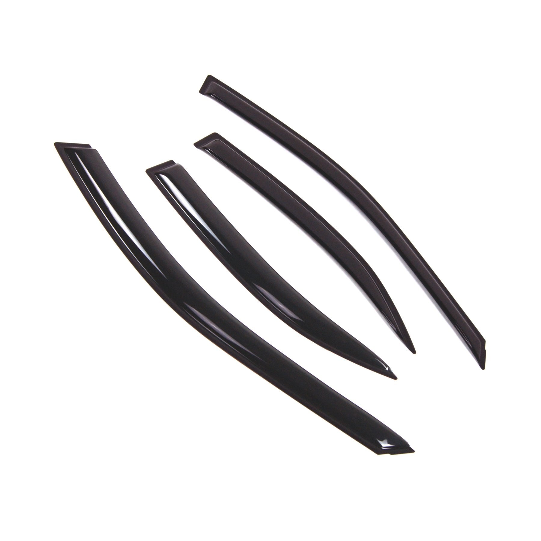 Tuningpros Outside Mount Window Vent Visors Rain Guards Compatible With Toyota Camry 2002-2006 | Side Window Wind Deflectors Rai