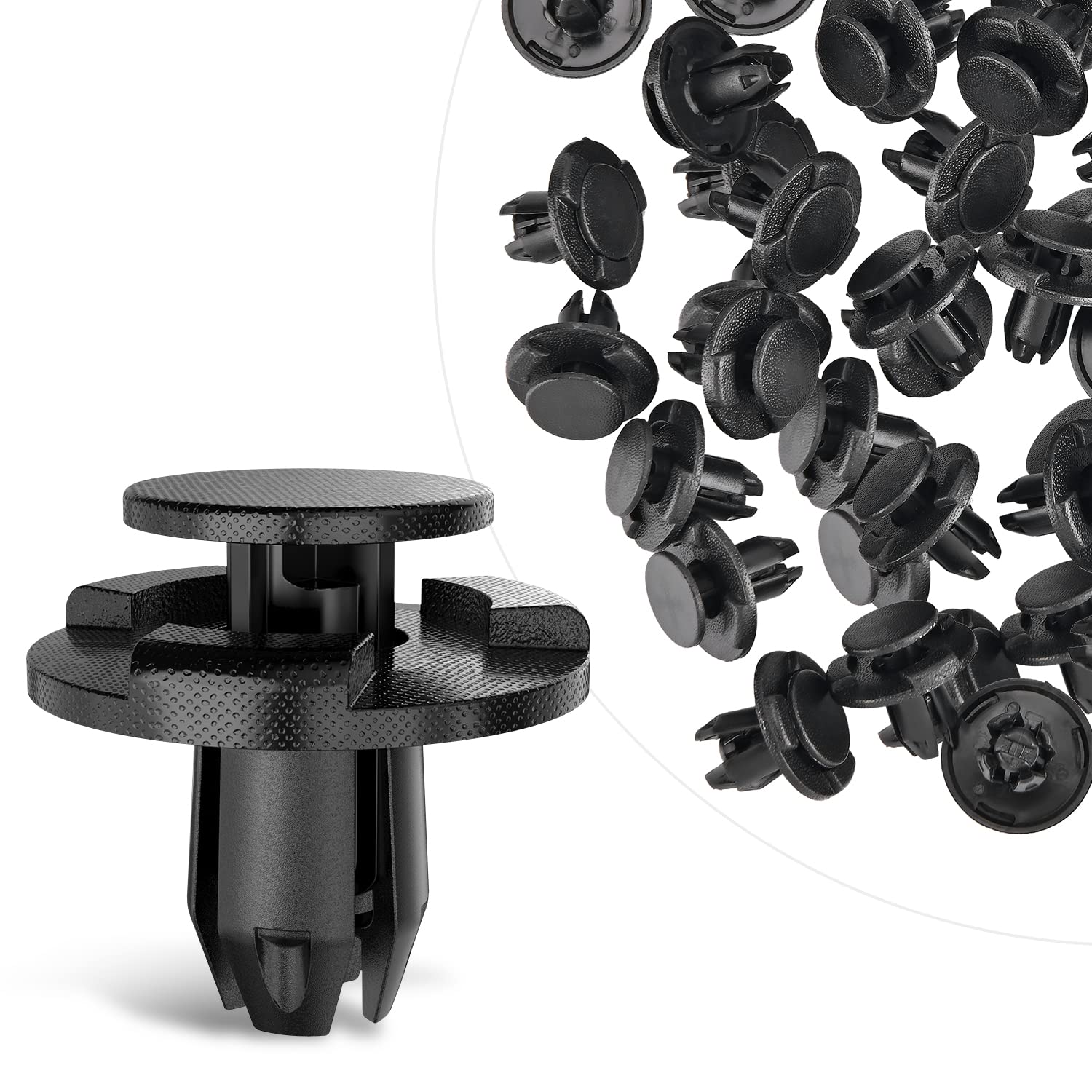 Gooacc 50Pcs Push-Type Engine Cowl Bumper Fender Clips Replacement For Nissan Altima Sentra Murano Maxima Xterra Infiniti Fx35 F