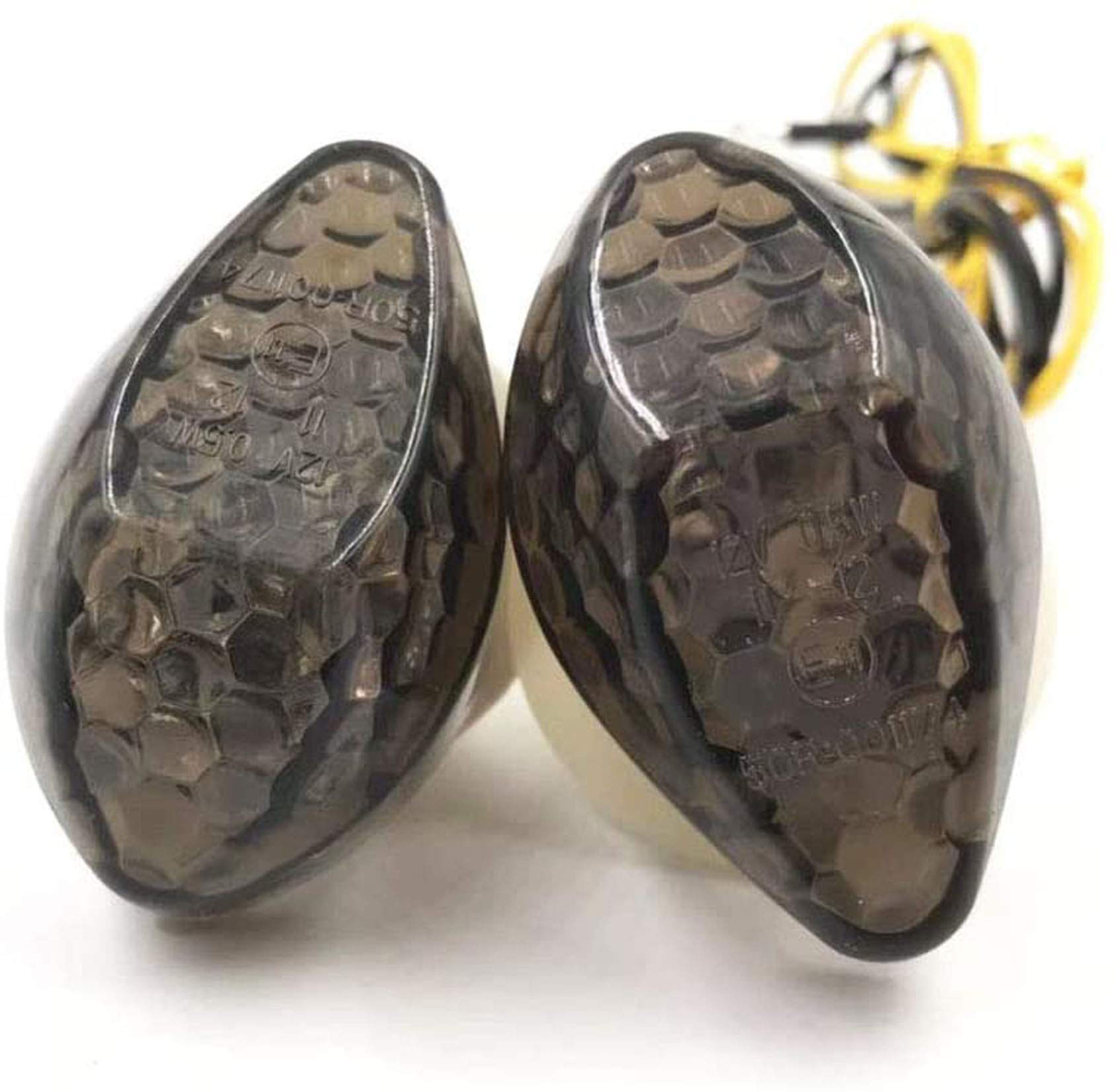 SAMDO Motorcycle LED Flush Mount Turn Signal Light Blinker Turning Lamp Smoke for Honda CBR600RR CBR1000RR CBR600F3 CBR600F4 CBR