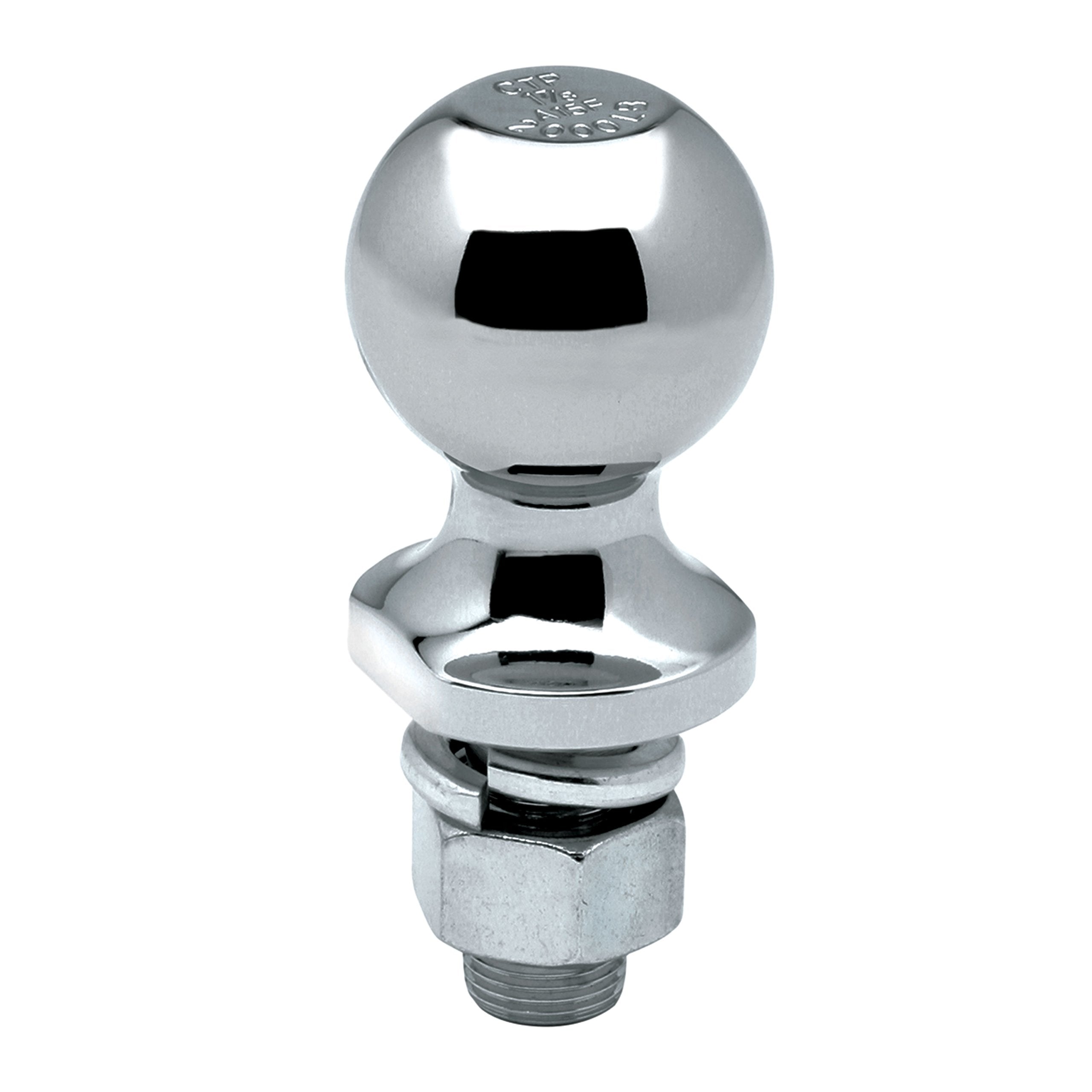 Tow Ready Reese 63884 Packaged Class I Hitch Ball, Chrome - 1-7/8'' Ball X 1'' X 2-1/8'', 2,000 Lbs.