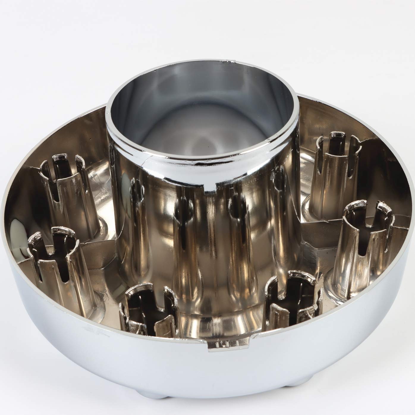 1Pcs Replacement For 2005-2018 F350 Dually Front 4X4 Open Chrome Wheel Center Hub Cap