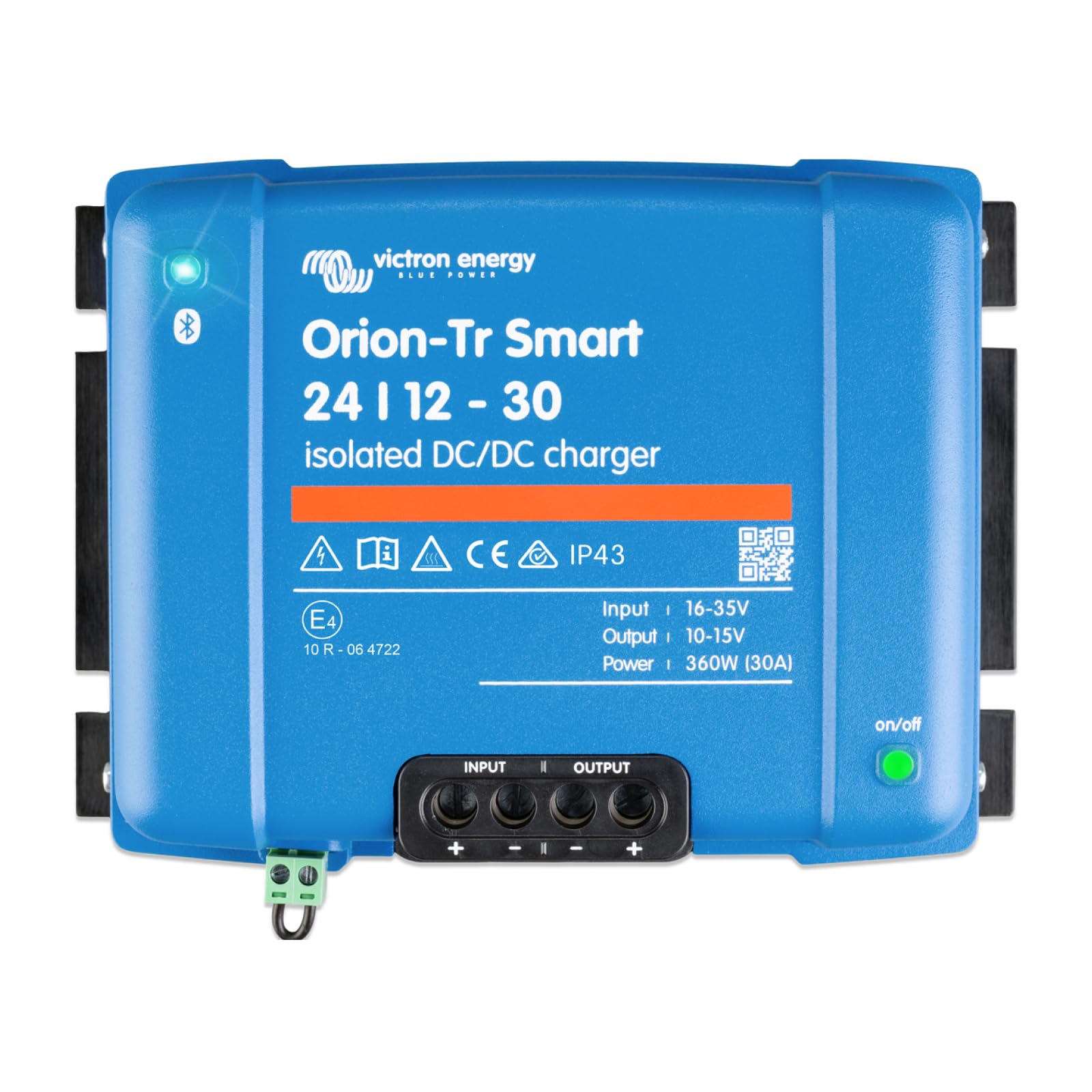 Victron Energy Orion-Tr Smart Dc To Dc Charger (Bluetooth) - 24/12-Volt 30 Amp 360-Watt - Battery Charger For Dual Battery Systems - Isolated