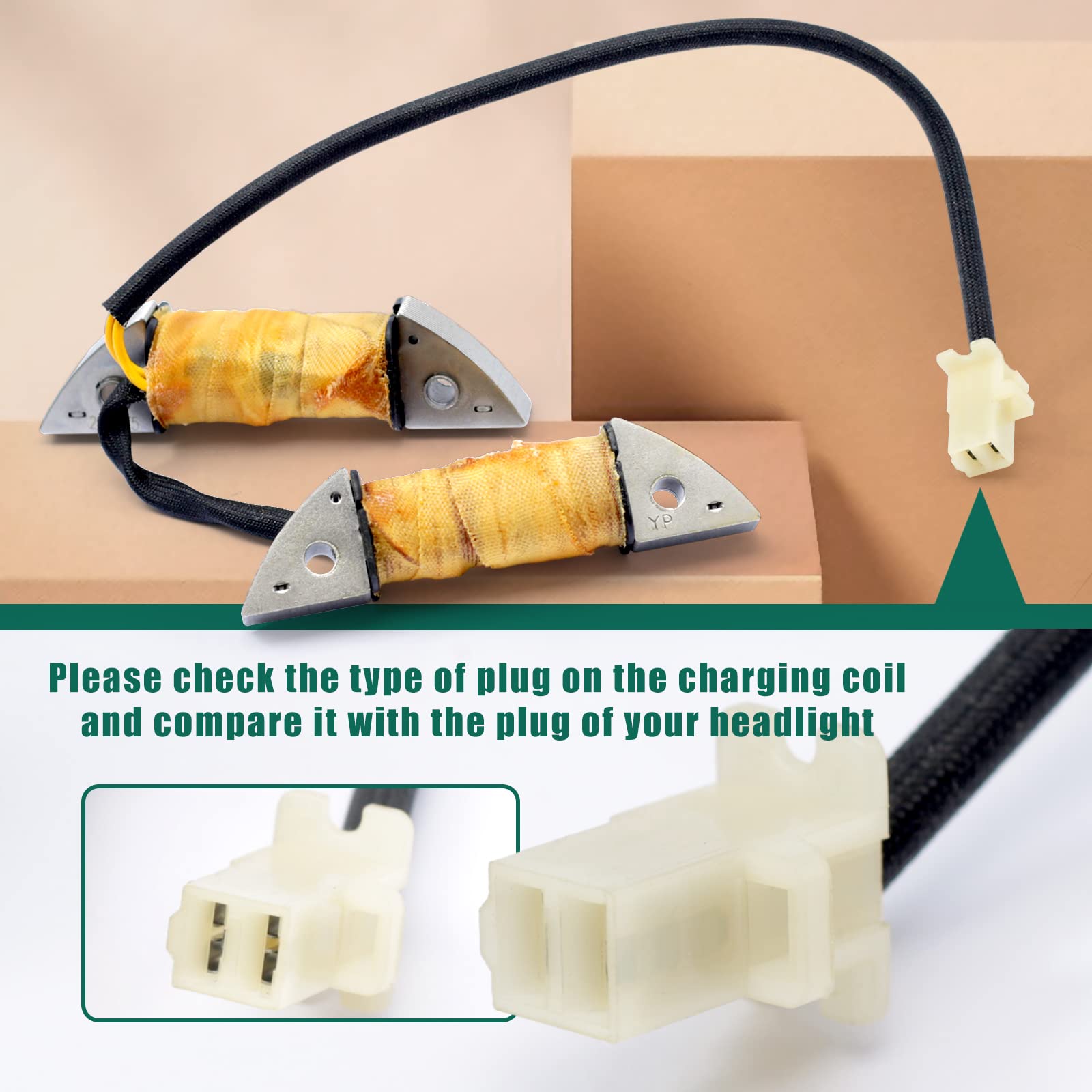 Dusledel Upgraded Parallel Charging Coil for Harbor Freight Predator 212CC 6.5HP Gas Engine, Honda 5.5HP/6.5HP Go-Kart, ATV, Dirt