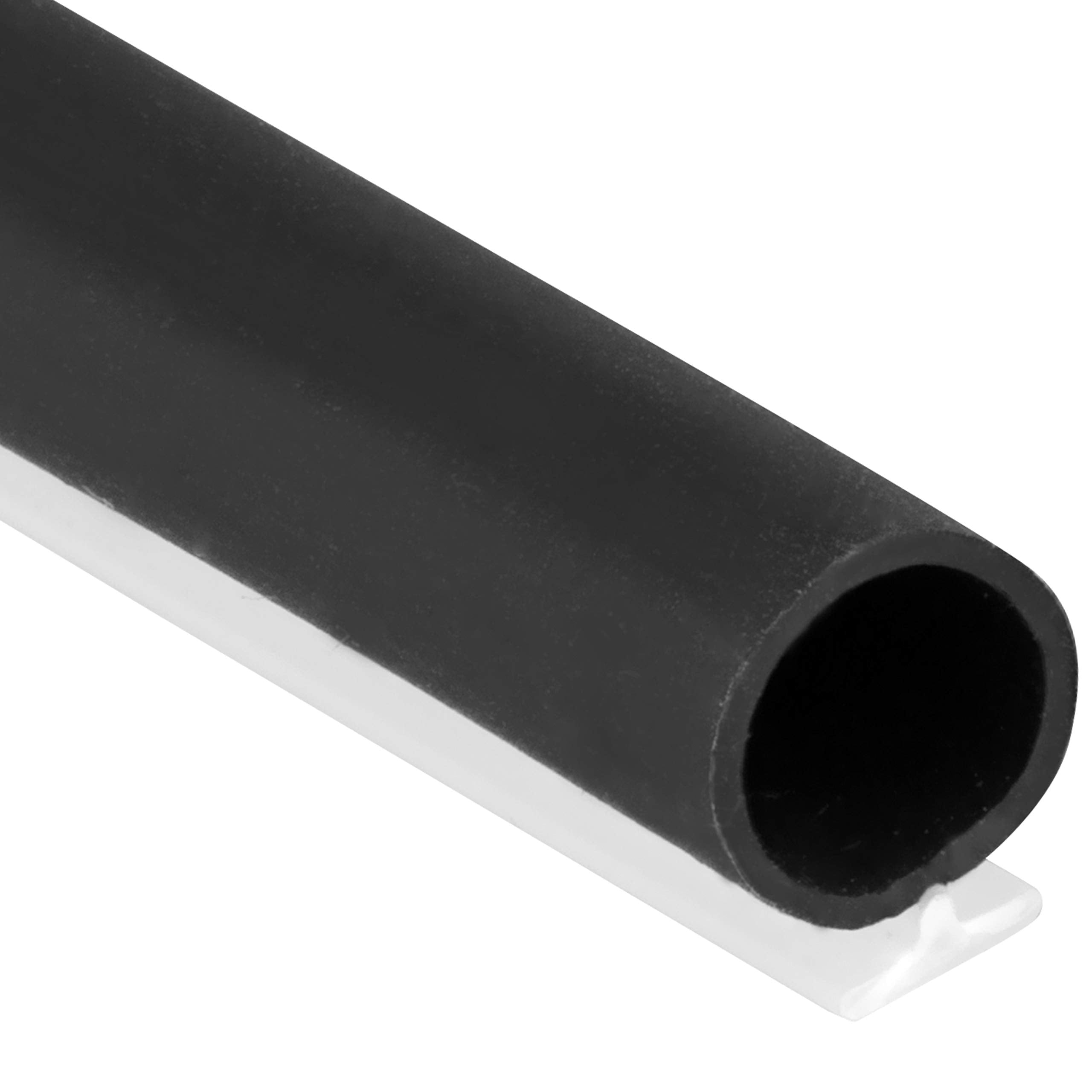 T-Slot Mount Window Weatherstrip Seal 5/16' Bulb Bubble For 3/16' Slot Receptacle 3 Colors & 5 Length Options (25', Black)