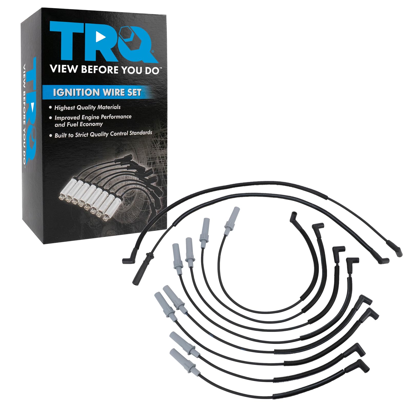 Trq Spark Plug Wire Set Compatible With 1996-2003 Dodge