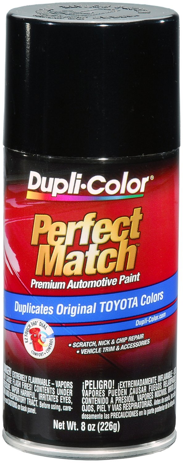 Dupli-Color Bty1566-6 Pk (Ebty15667-6 Pk) Black Metallic Toyota Exact-Match Automotive Paint - 8 Oz. Aerosol, (Case Of 6)